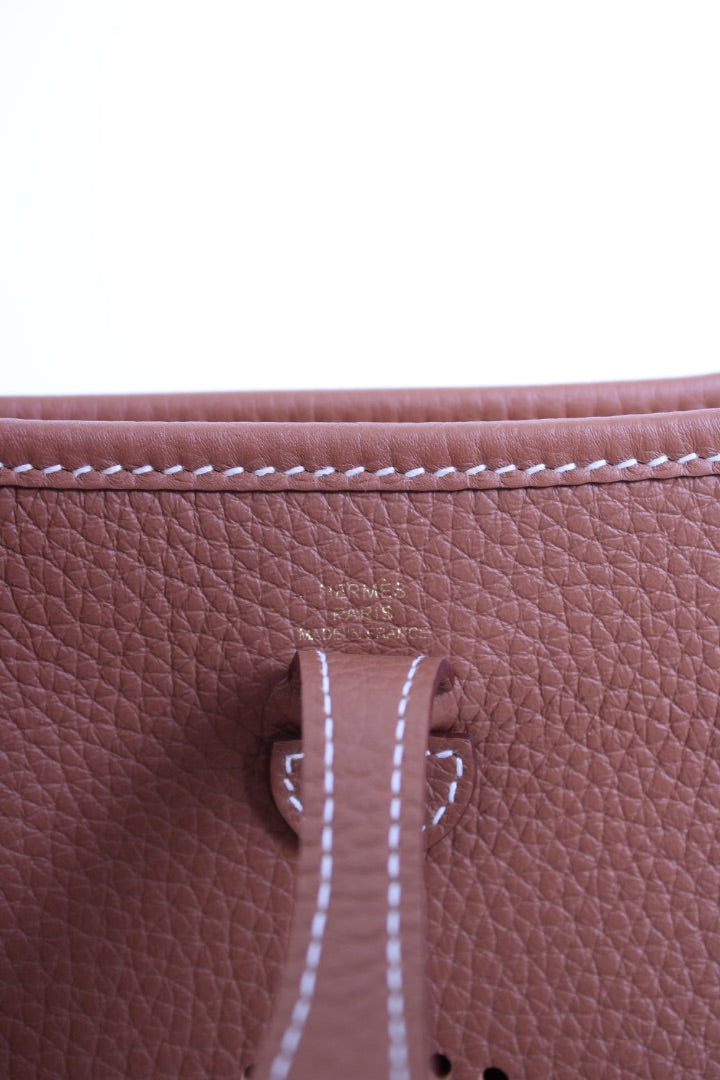 Hermes Mini Evelyn 16 Amazone bag Brown mini