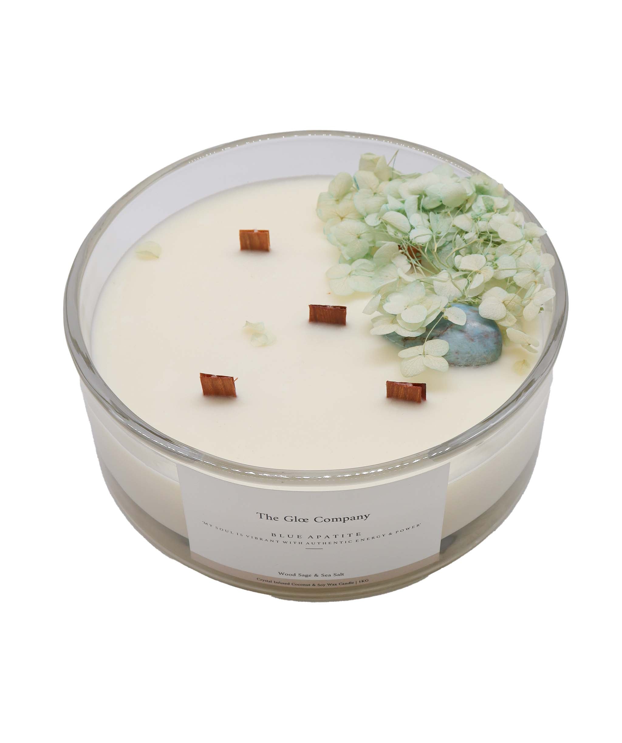 Wood Sage and Sea Salt 1kg candle ASC5488