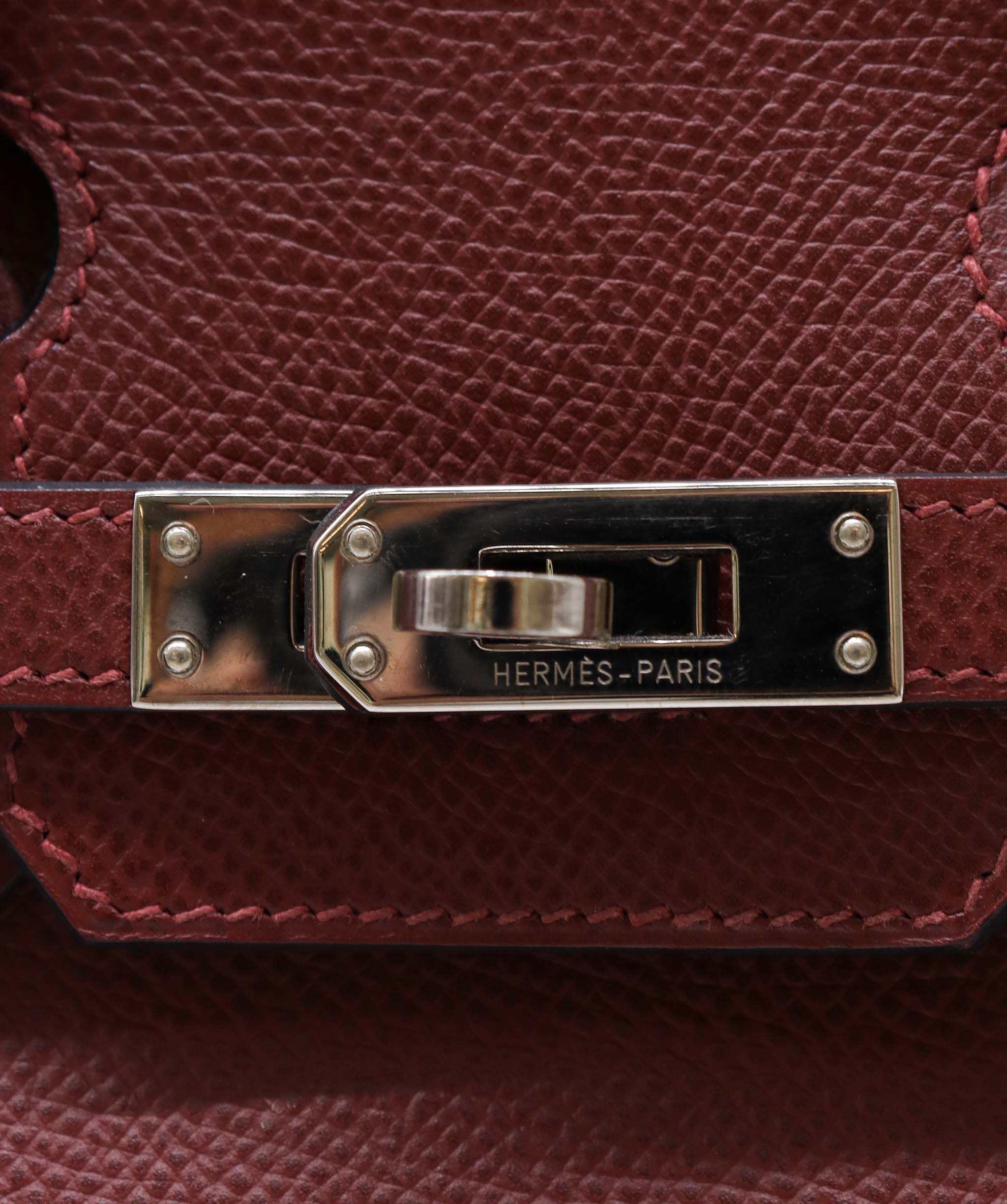 HERMES Birkin 25 Rouge H Epsom 90251953 DXBS1336