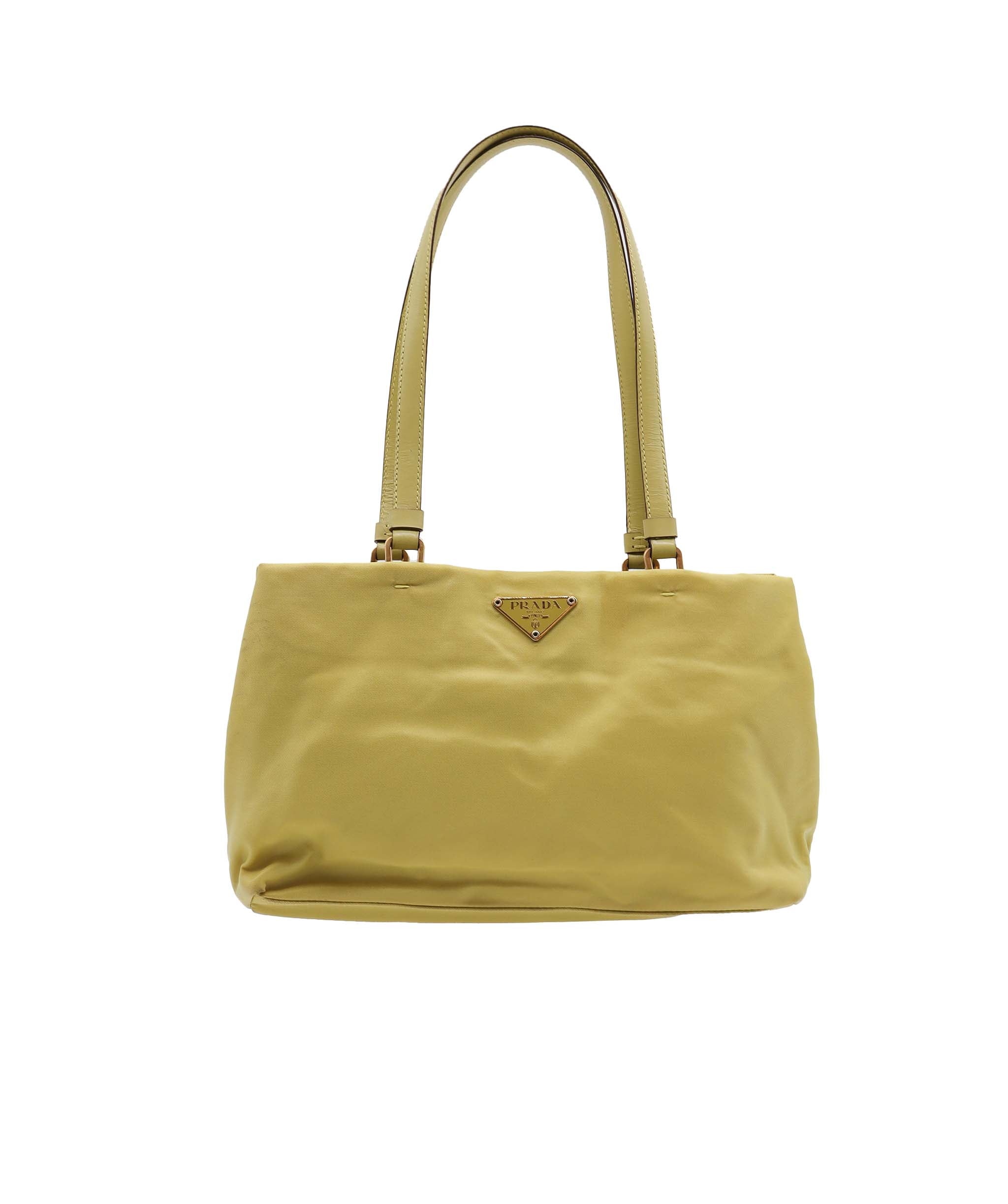 Prada Nylon Mini Tote Bag Yellow - DXBS1844