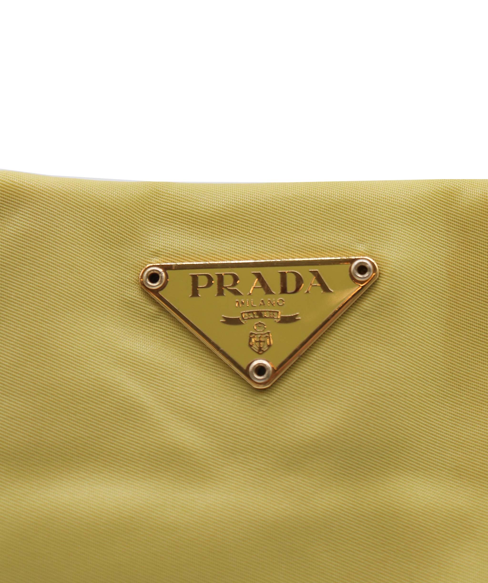 Prada Nylon Mini Tote Bag Yellow - DXBS1844