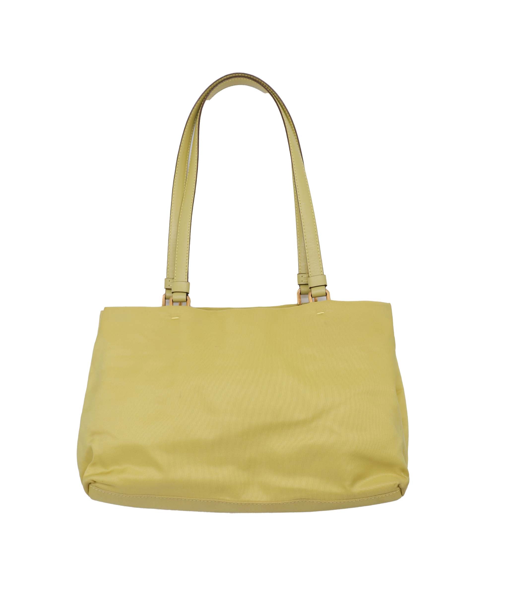 Prada Nylon Mini Tote Bag Yellow - DXBS1844