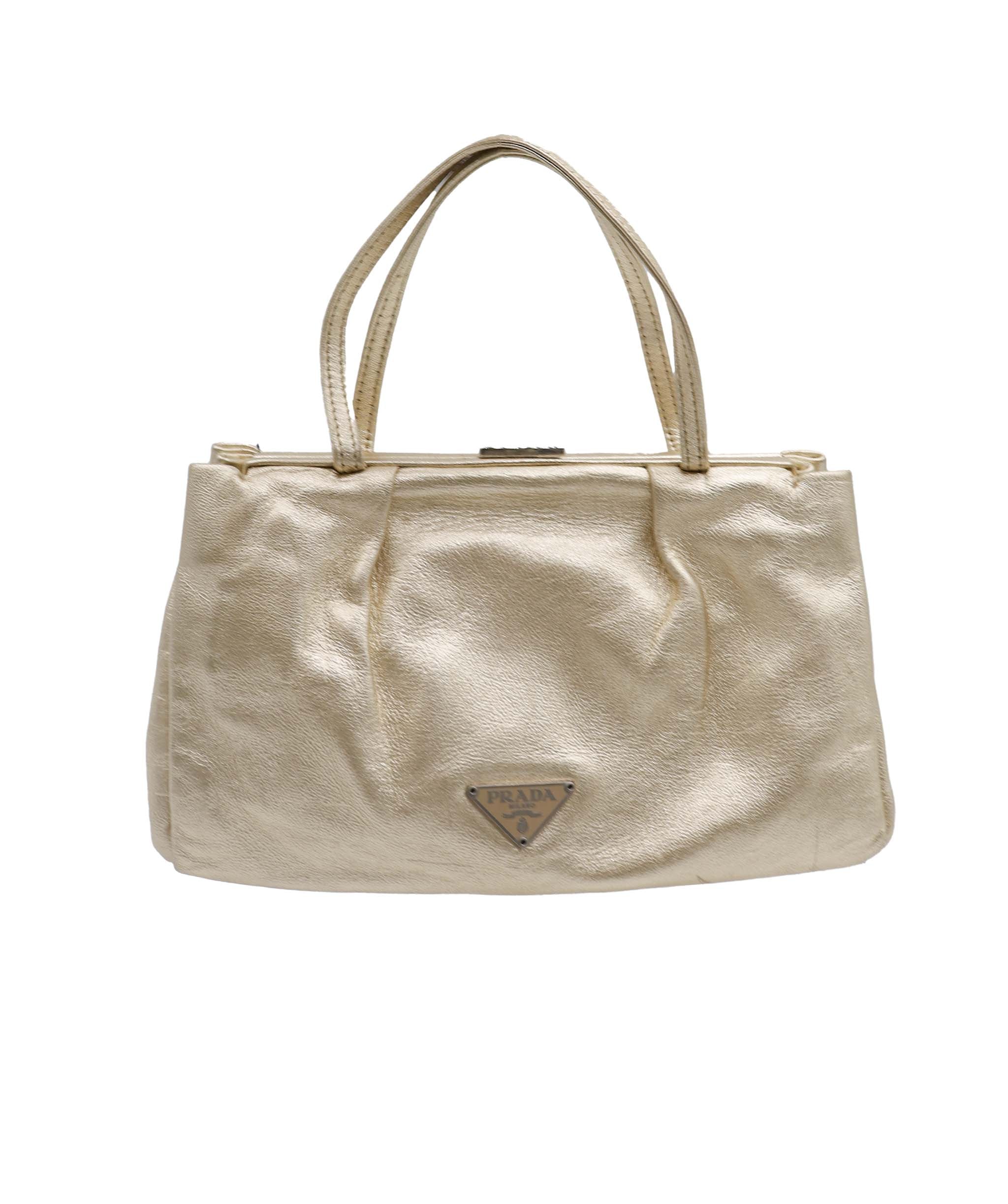 Prada Metallic Mini Bag Champagne DXBS1847