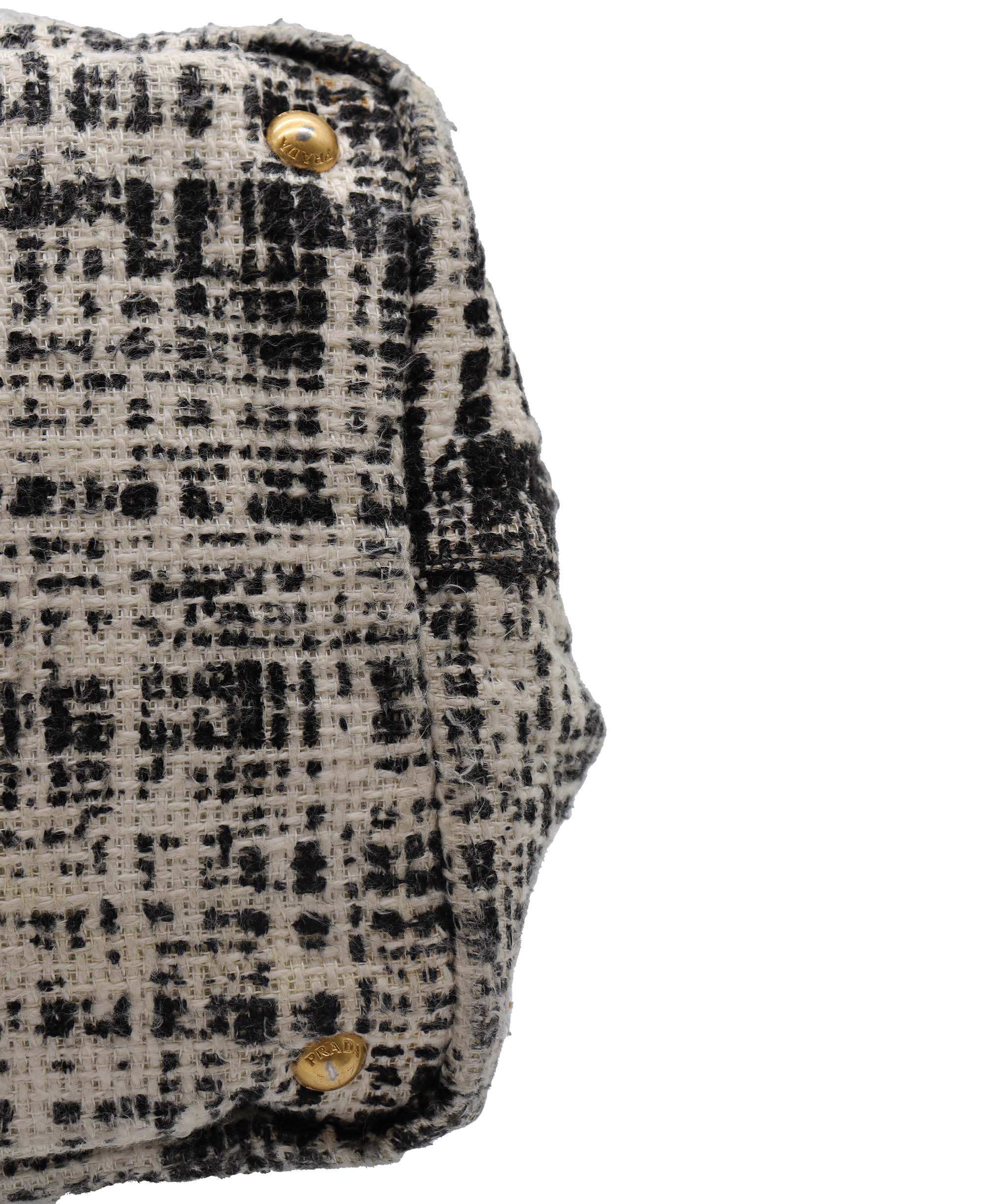 Prada Tweed Tote Bag - DXBS1965