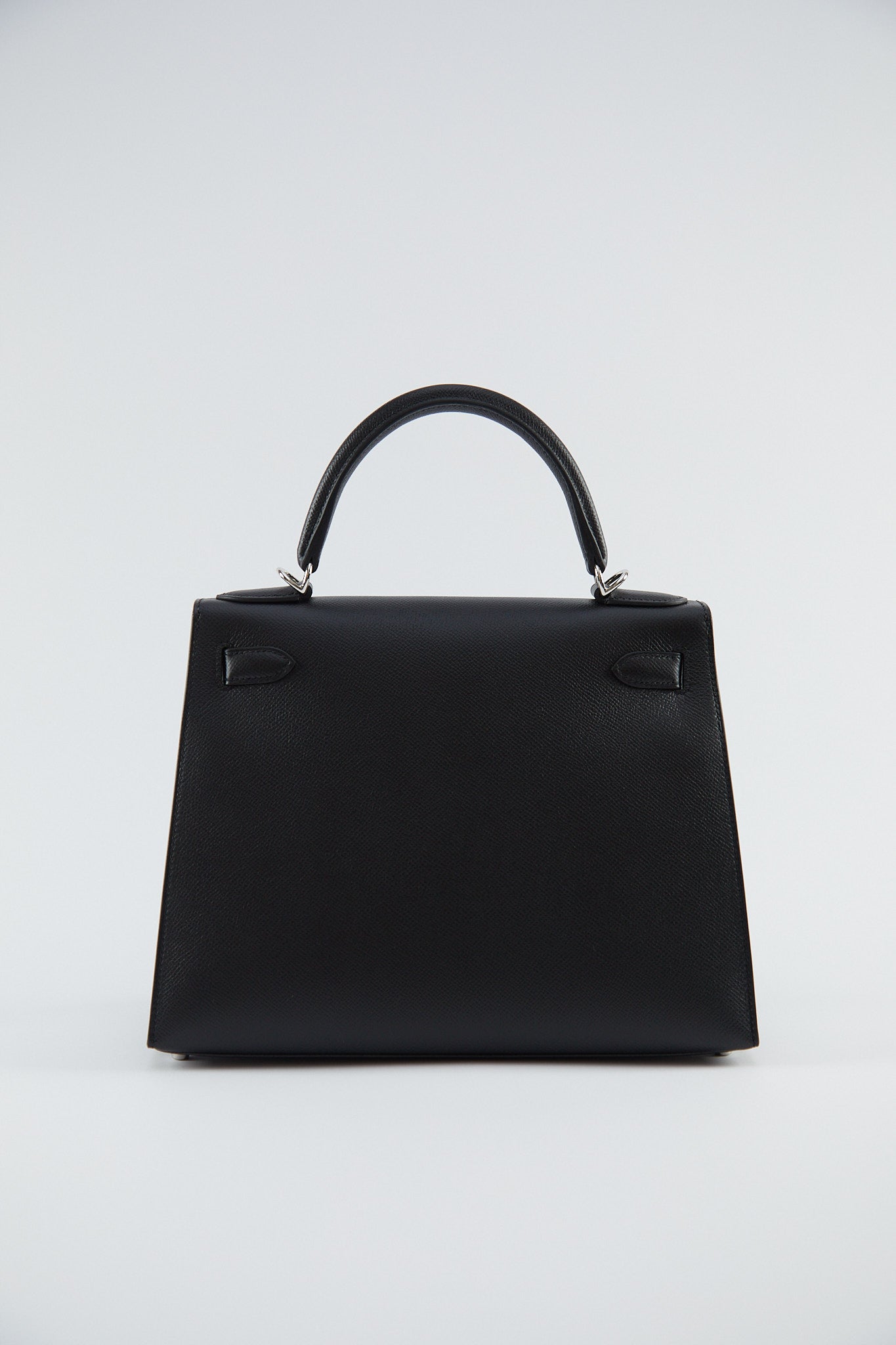 HERMÈS KELLY 28CM BLACK Epsom Leather with Palladium Hardware