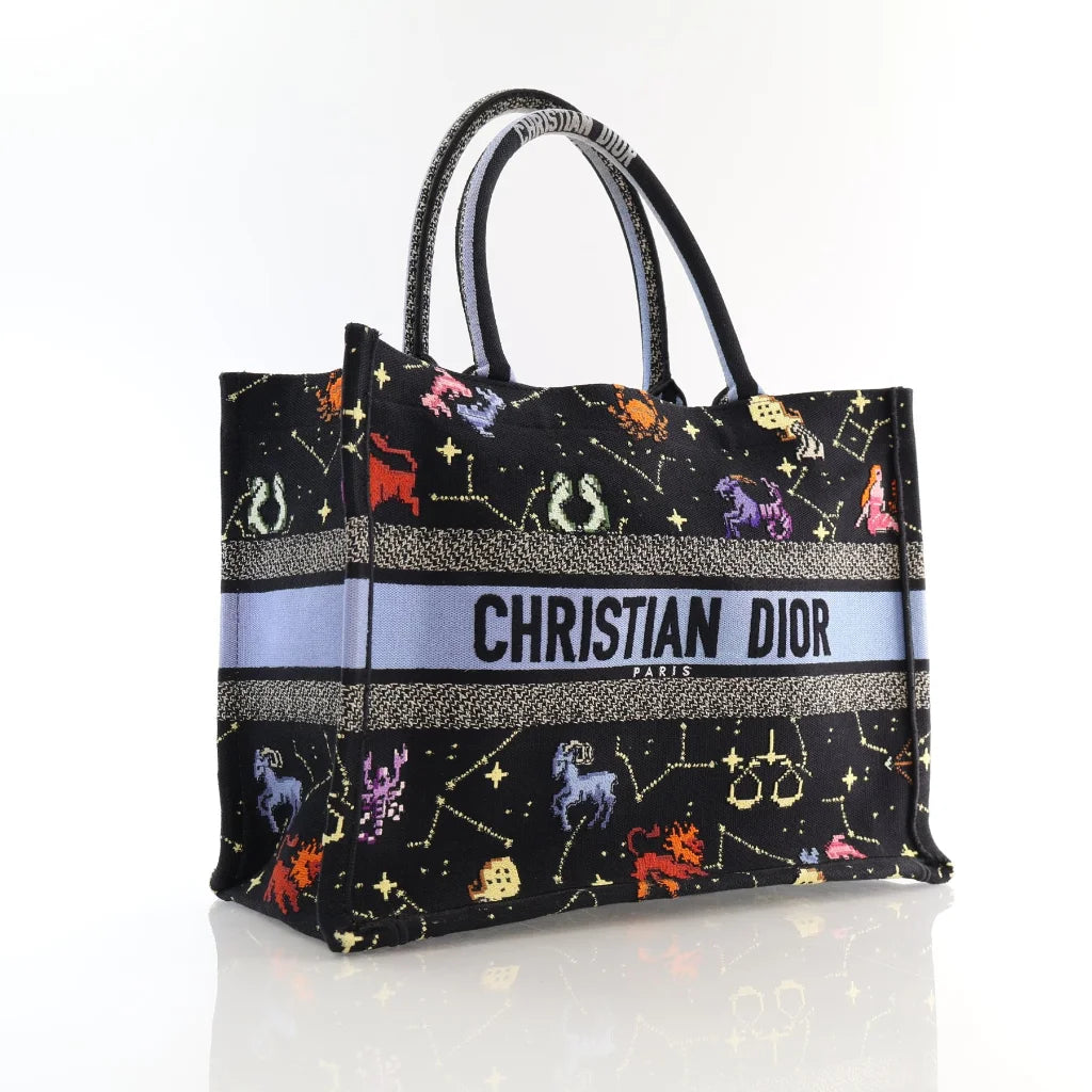 Dior Medium Zodiac Pixel Book Tote L-C3AB70