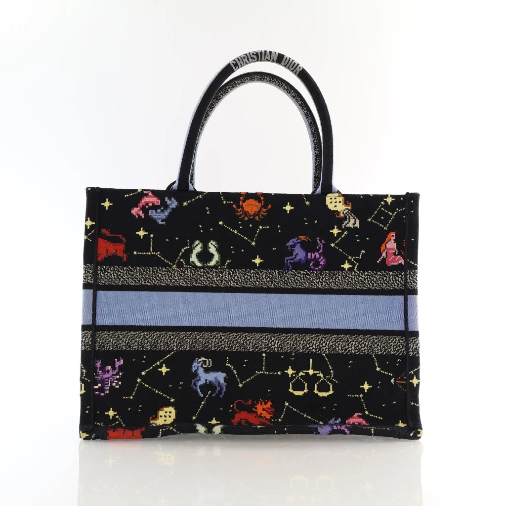 Dior Medium Zodiac Pixel Book Tote L-C3AB70