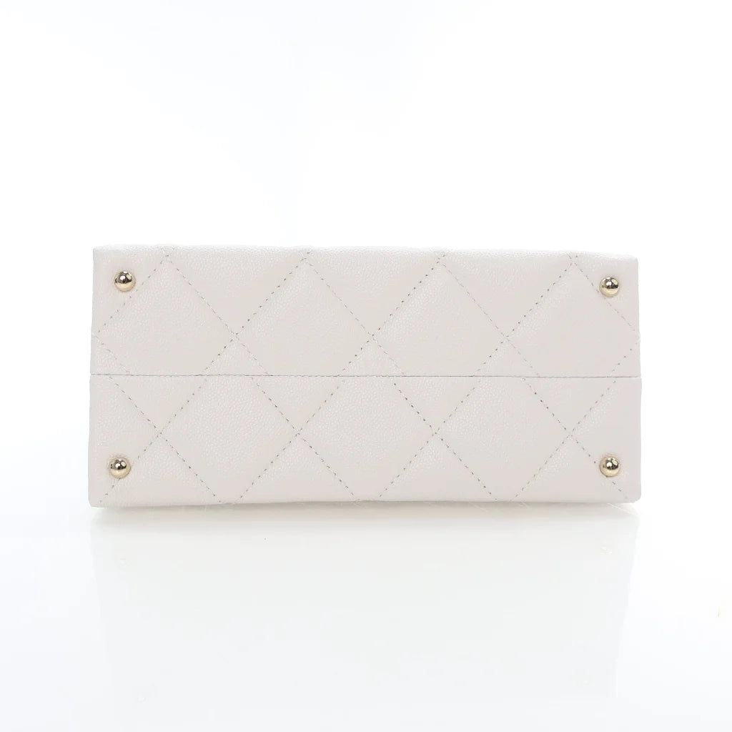 Chanel Retrofit White Caviar L-NI5TLF