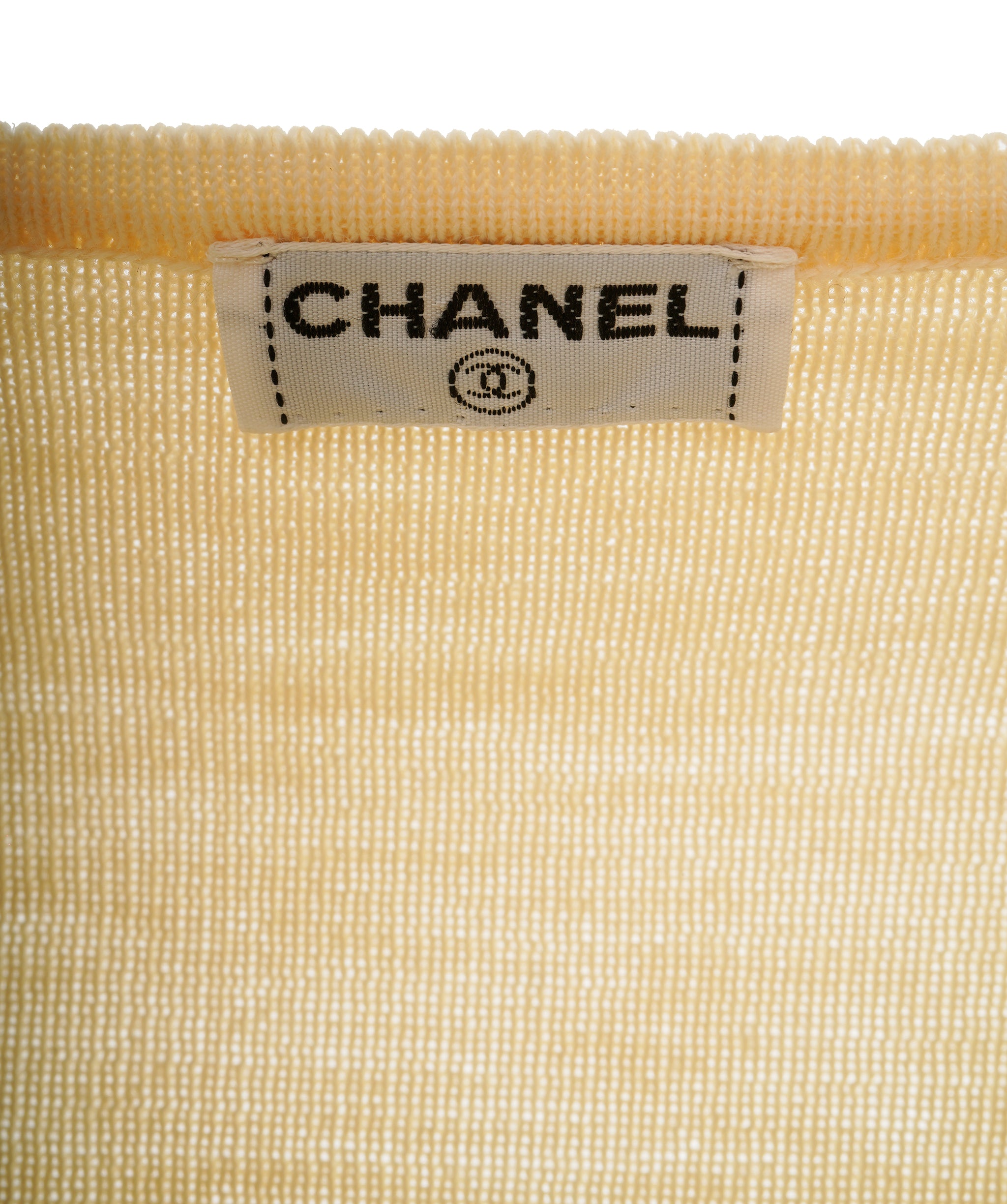 Chanel CC Sweater Cream Gray  DXBS0155