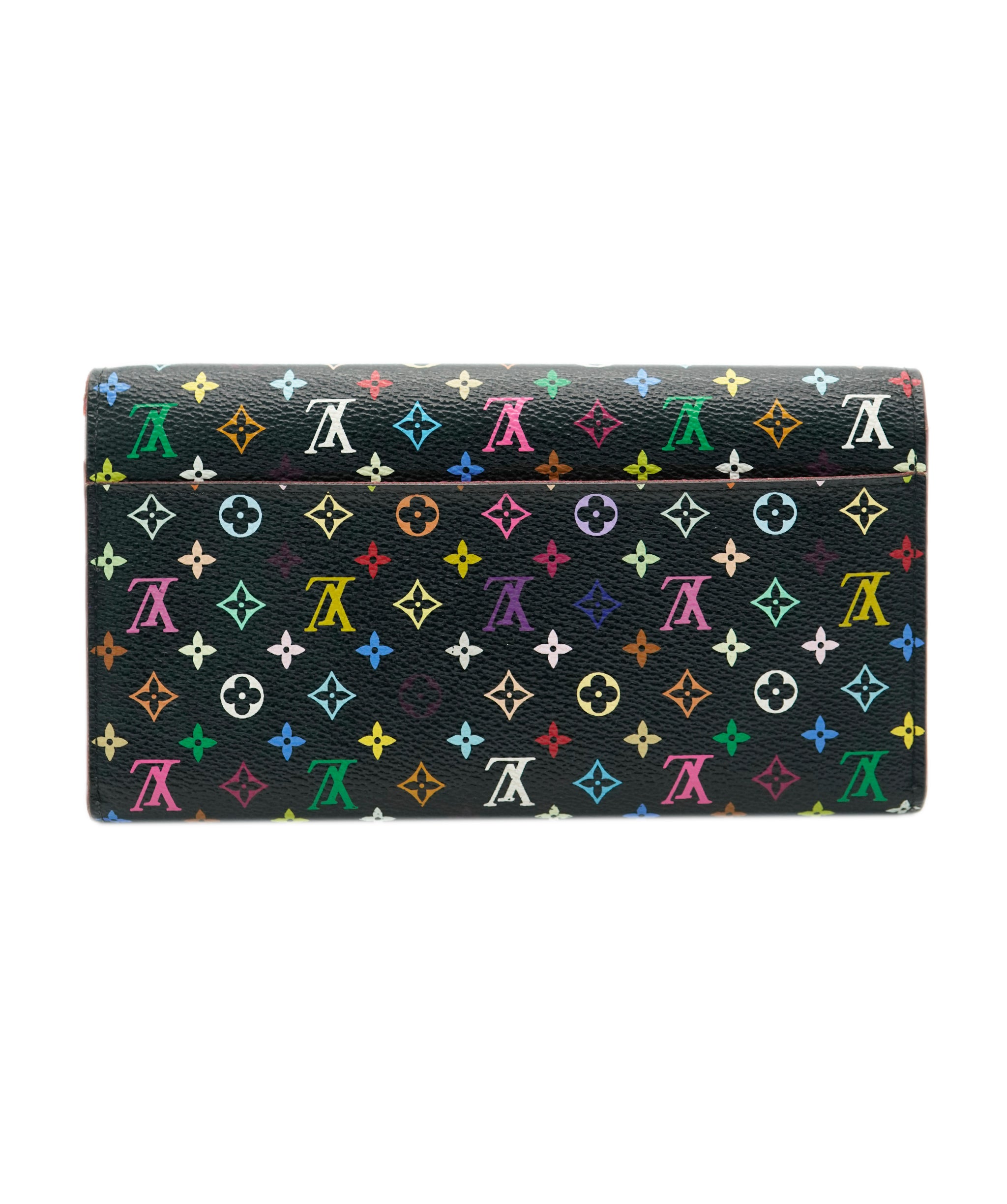 LOUIS VUITTON Monogram Multicolor PortefeuilleSarah Wallet M93747 Auth 75705 DBXS1723