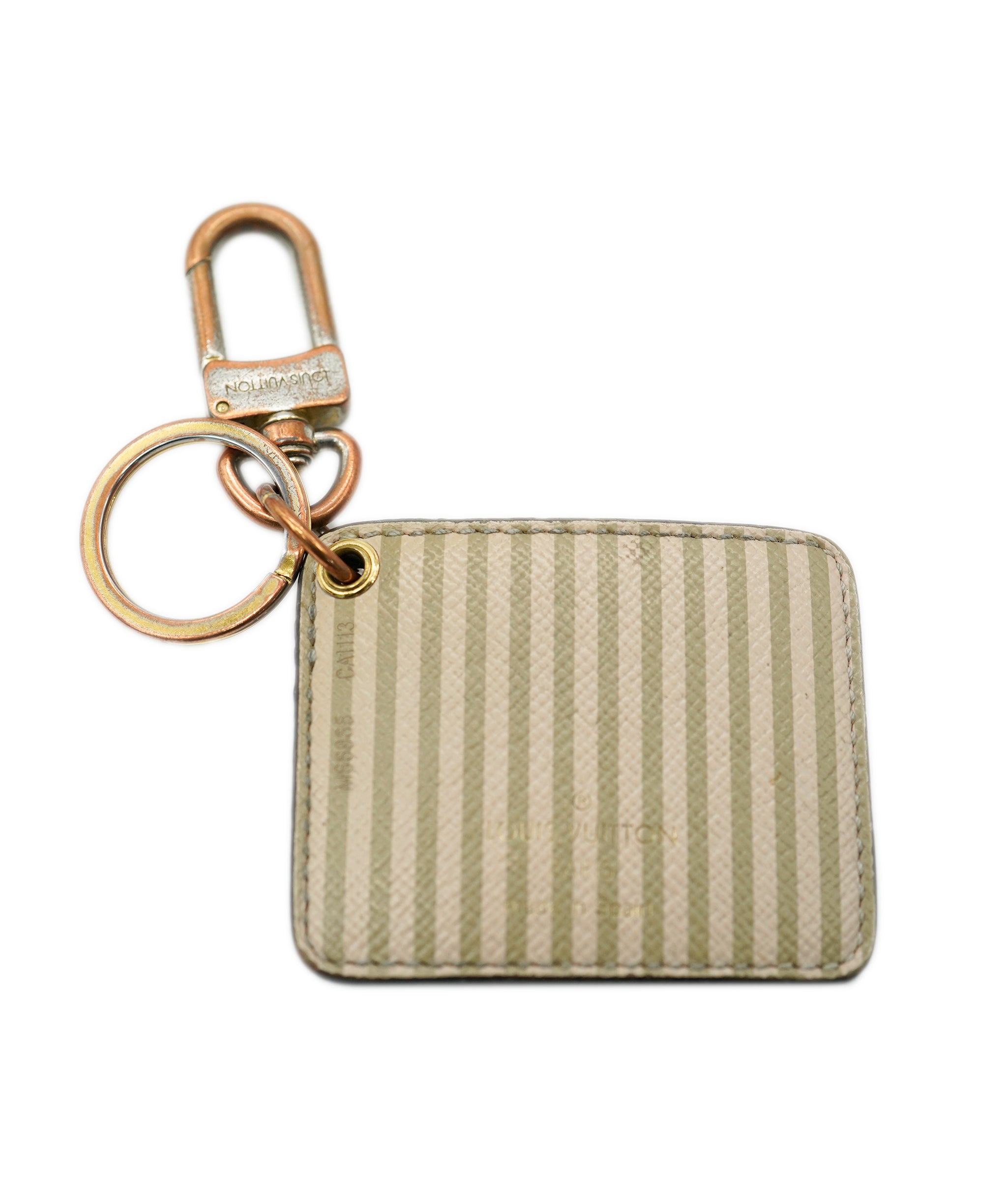 LOUIS VUITTON Damier Porte Cles Illustrious Trunk Charm M66965 LV Auth bs15010 DBXS1730