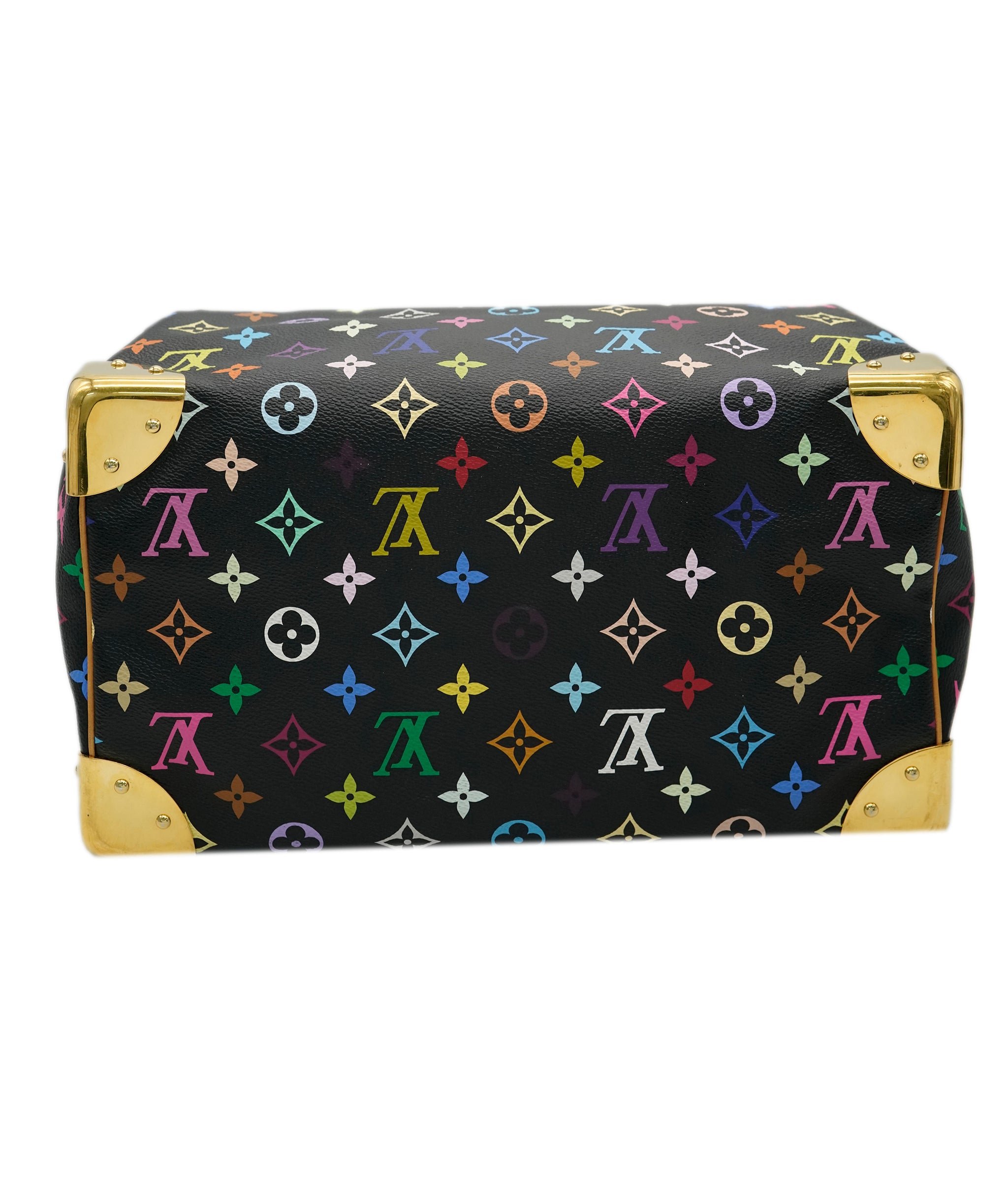 LOUIS VUITTON Monogram Multicolor Speedy 30 Hand Bag Black - DBXS1744