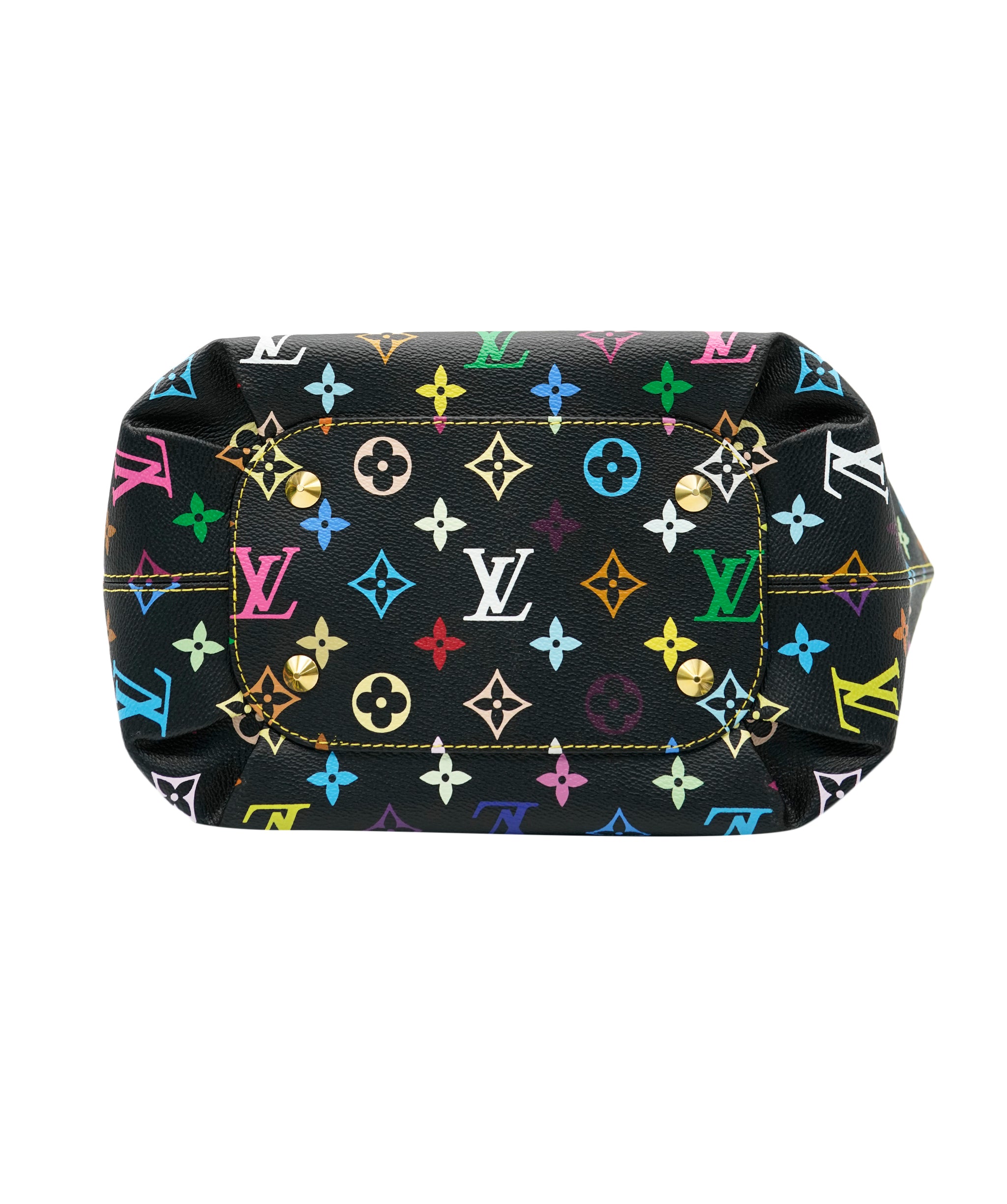 LOUIS VUITTON Monogram Multicolor Annie MM Shoulder Bag Black M40308 Auth 62902A DBXS1747