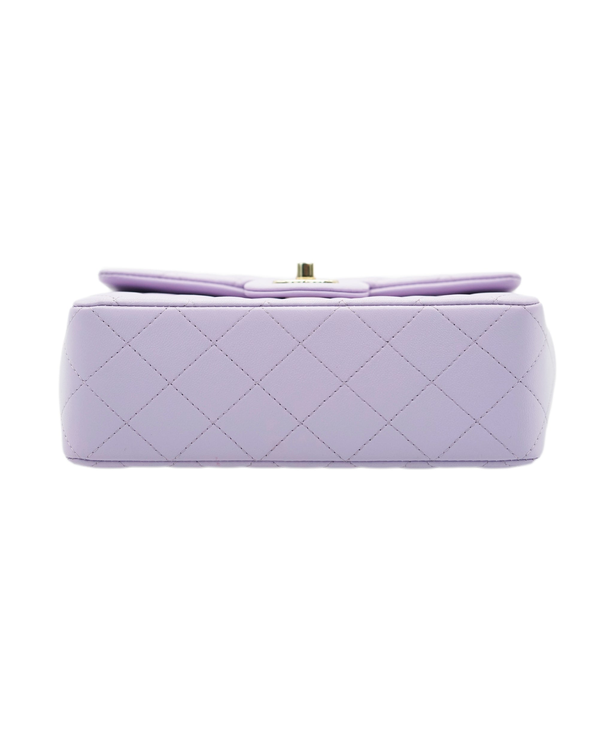 Chanel light purple top handle mini  AVL1487