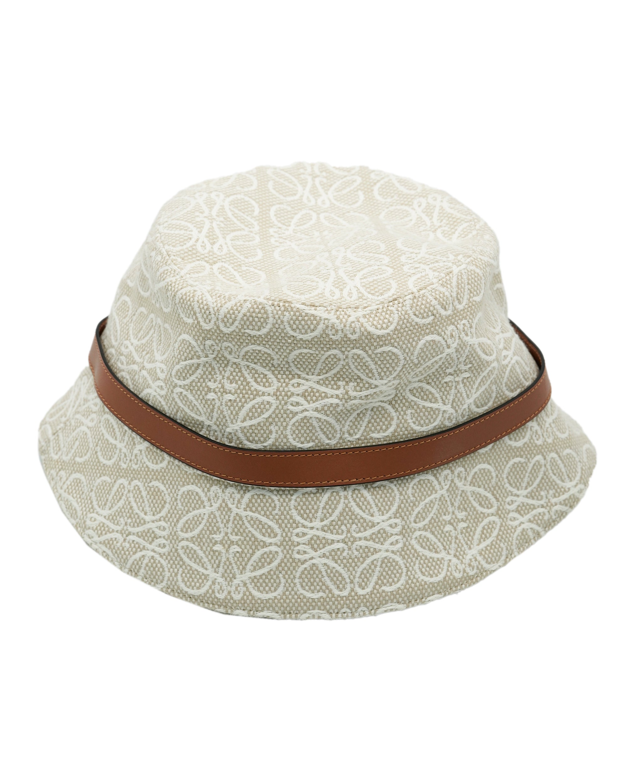 Loewe Beige Logo Bucket Hat  ALL0843