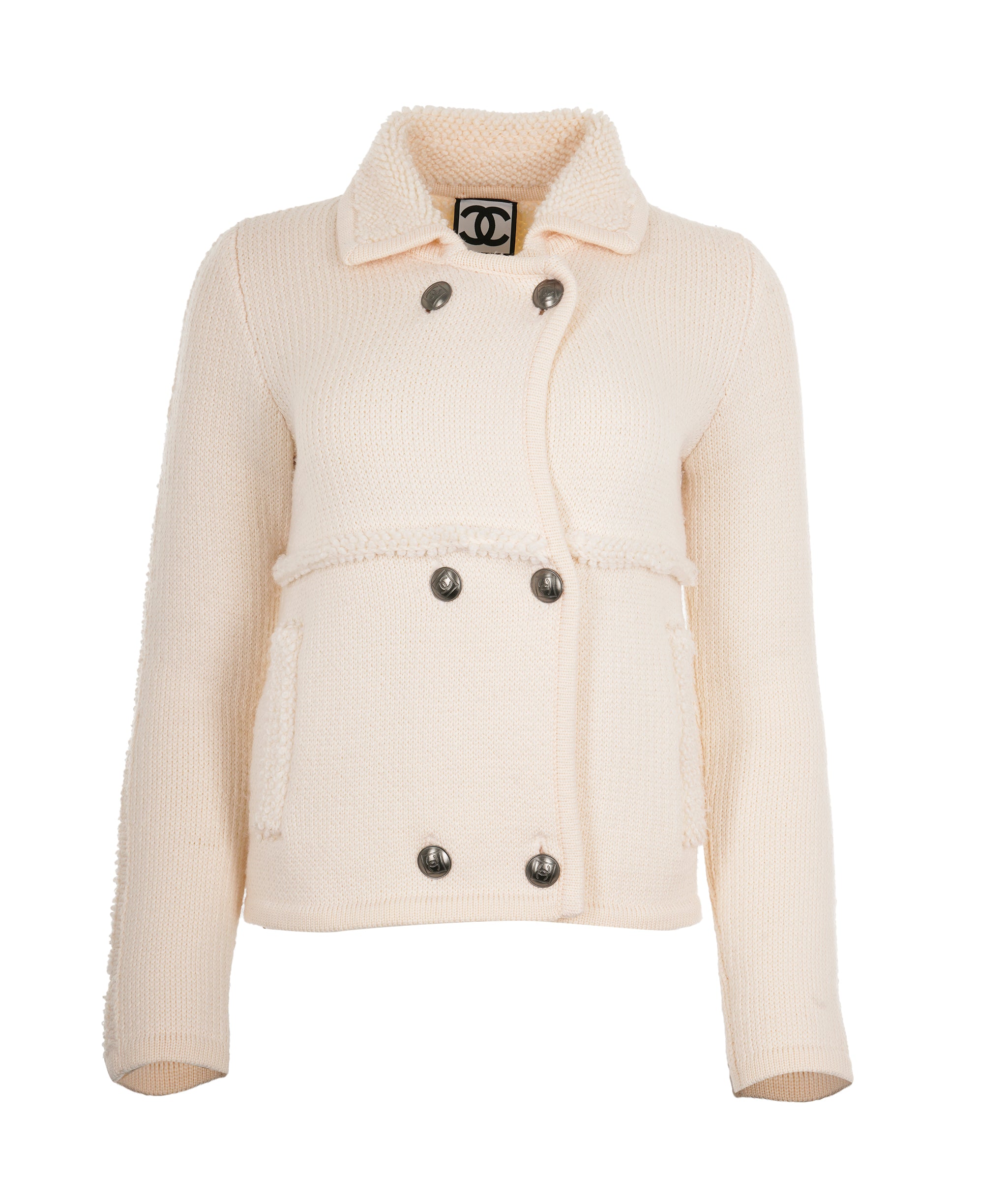 Chanel Beige Sportline Teddy Cardigan UKL1396