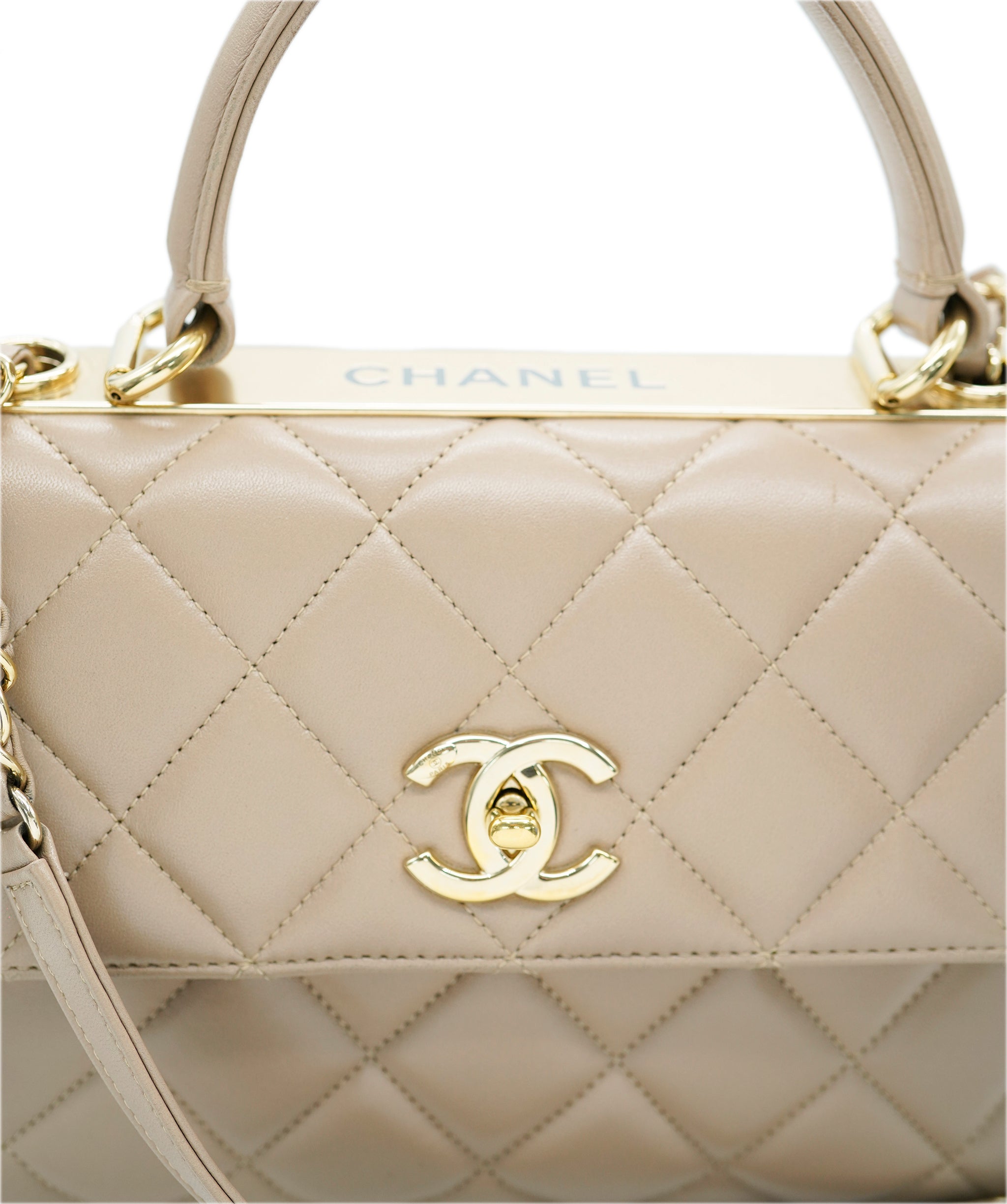 Beige Chanel Trendy Bag ASC5246