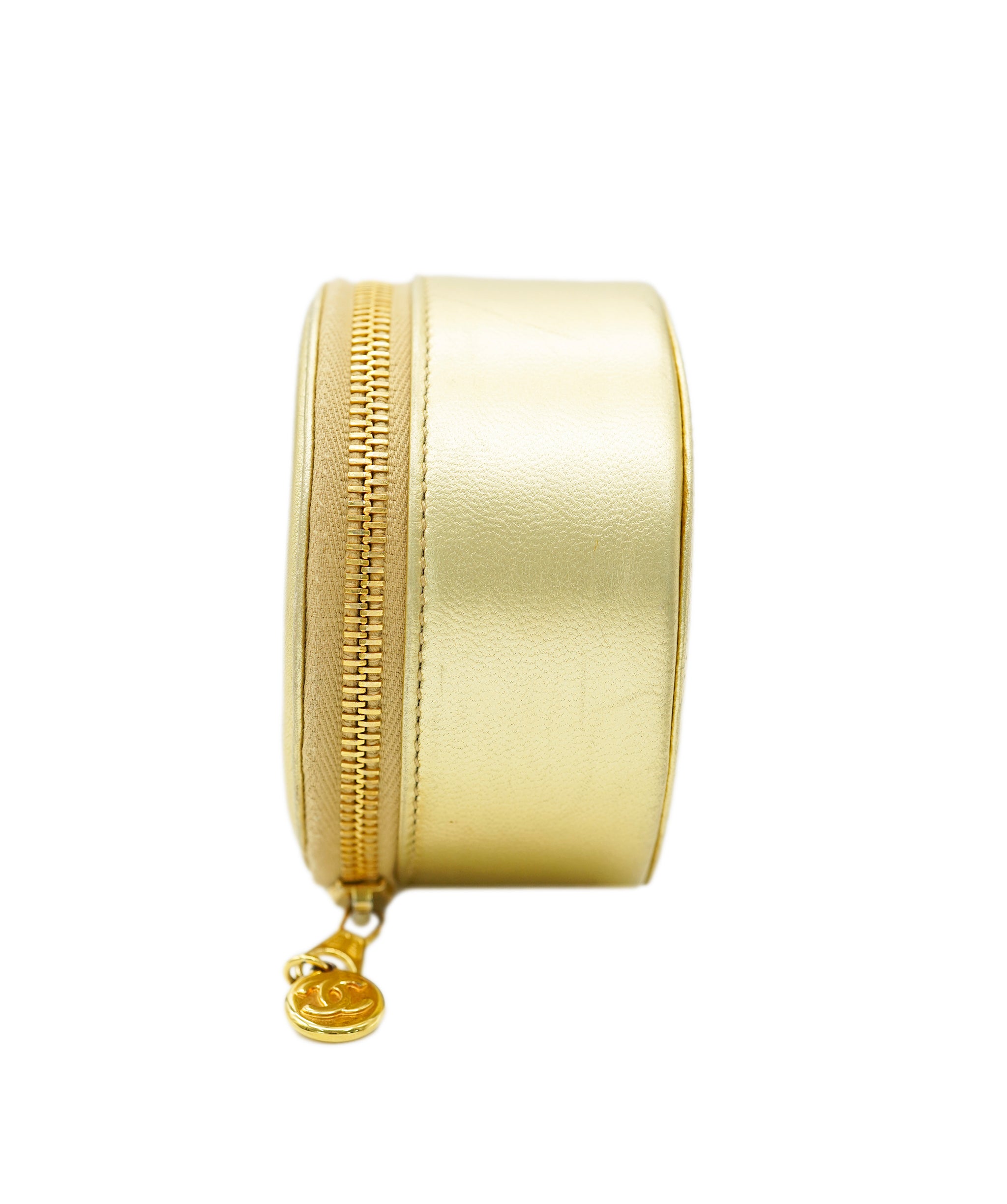 Chanel Gold CC Zip Jewellery Case  ALC1663