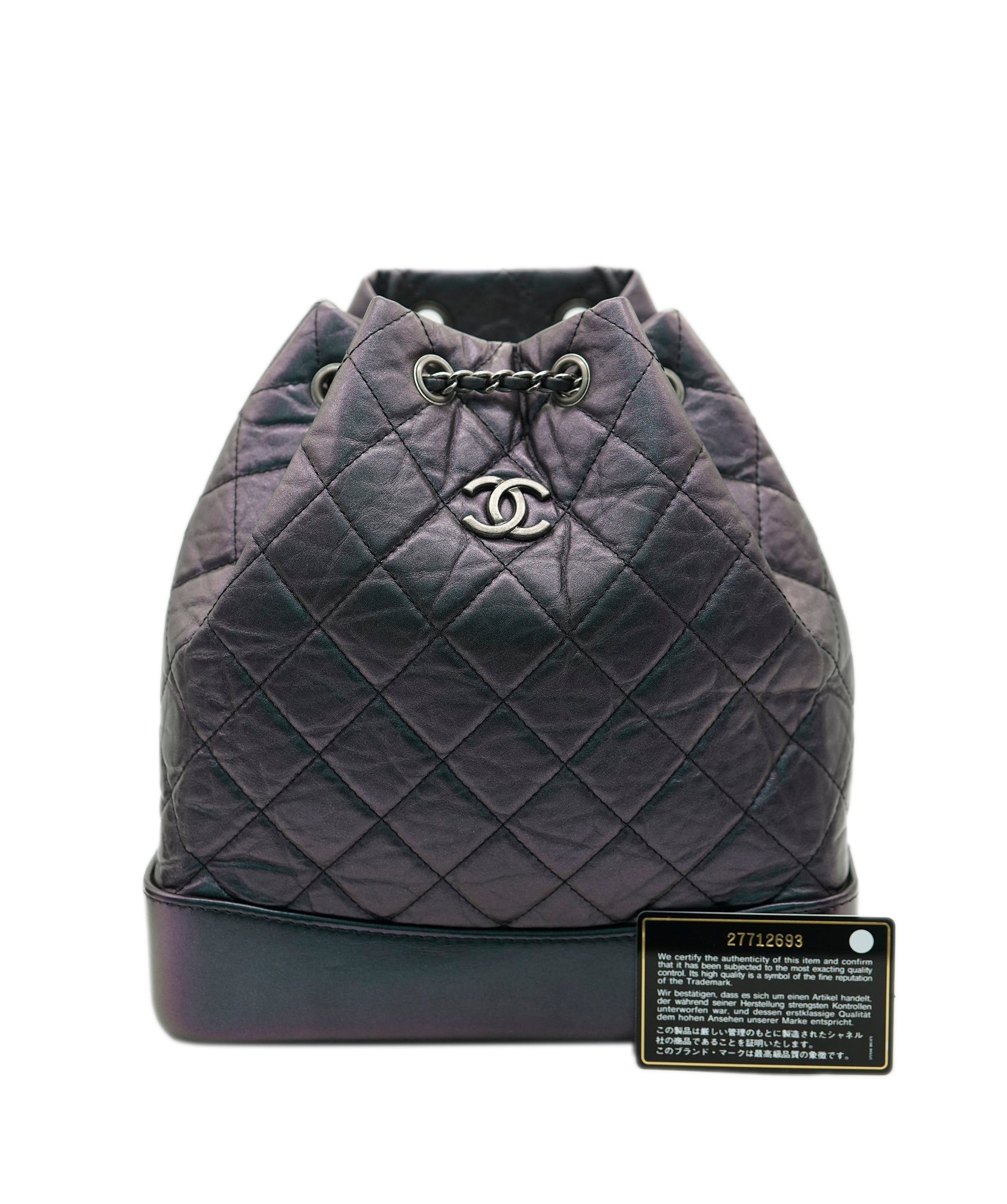 Chanel Gabrielle Metallic Backpack  ALC1662