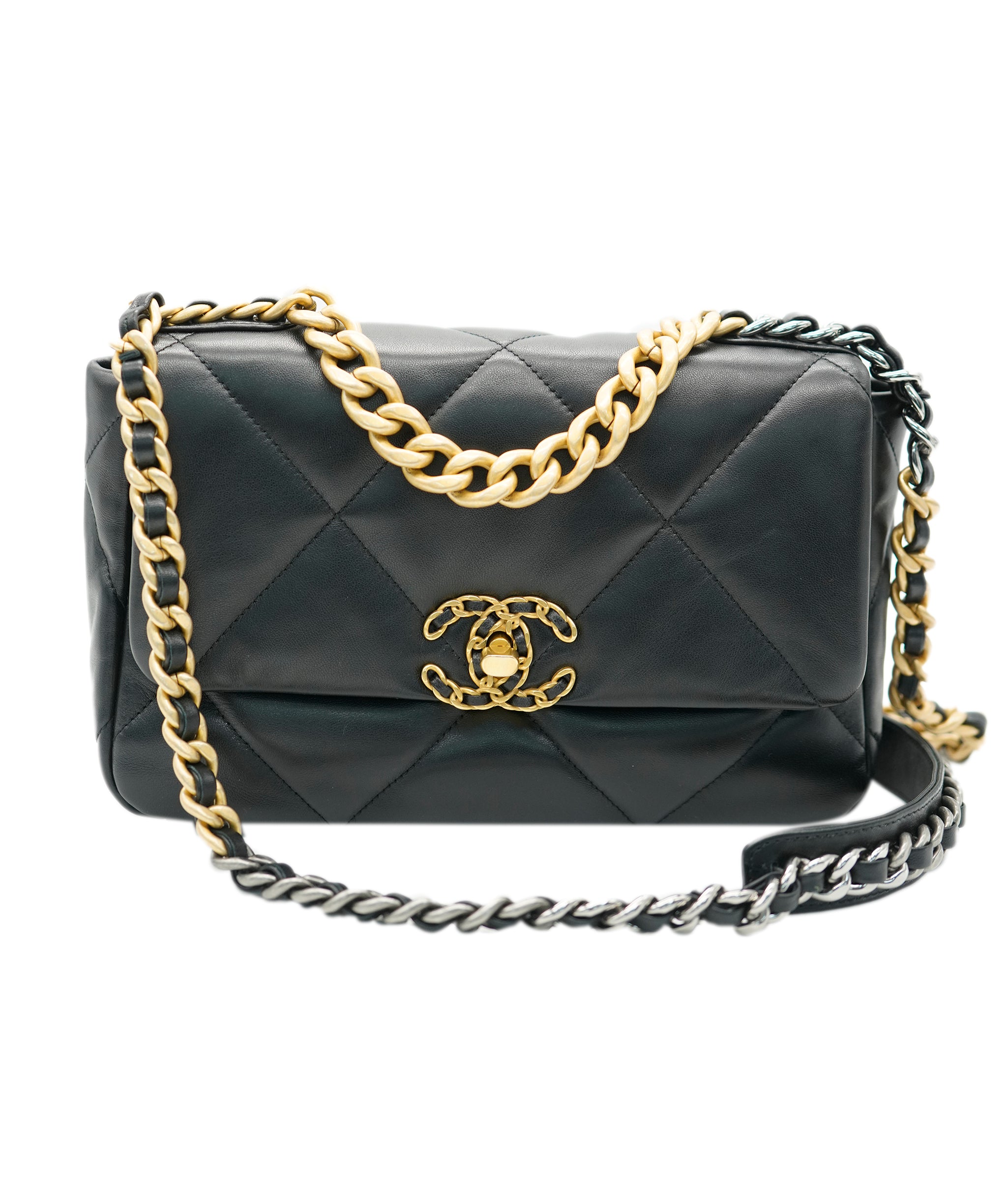 Chanel Black Lambskin Chanel S19 Flap Bag ALC1699