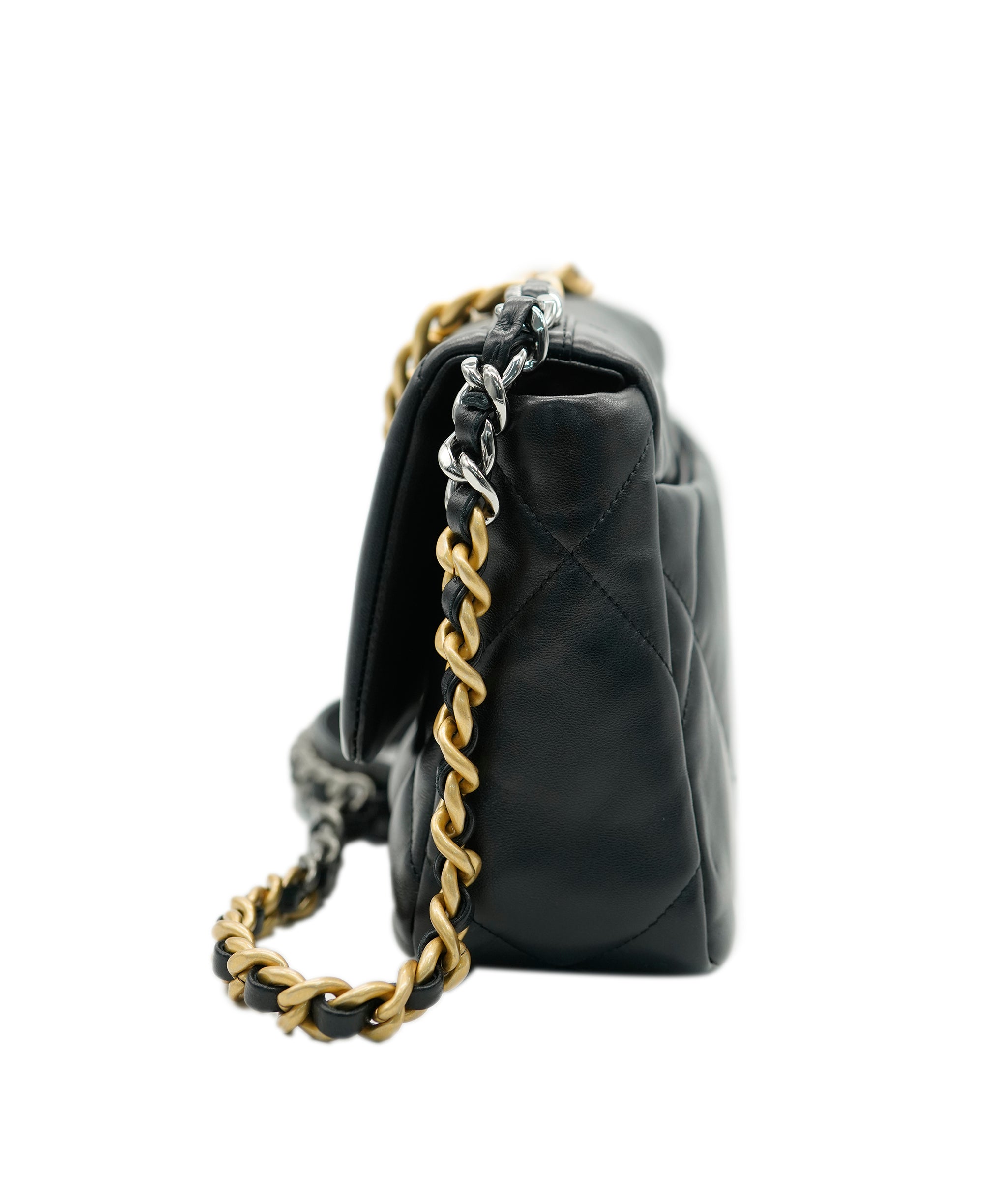 Chanel Black Lambskin Chanel S19 Flap Bag ALC1699