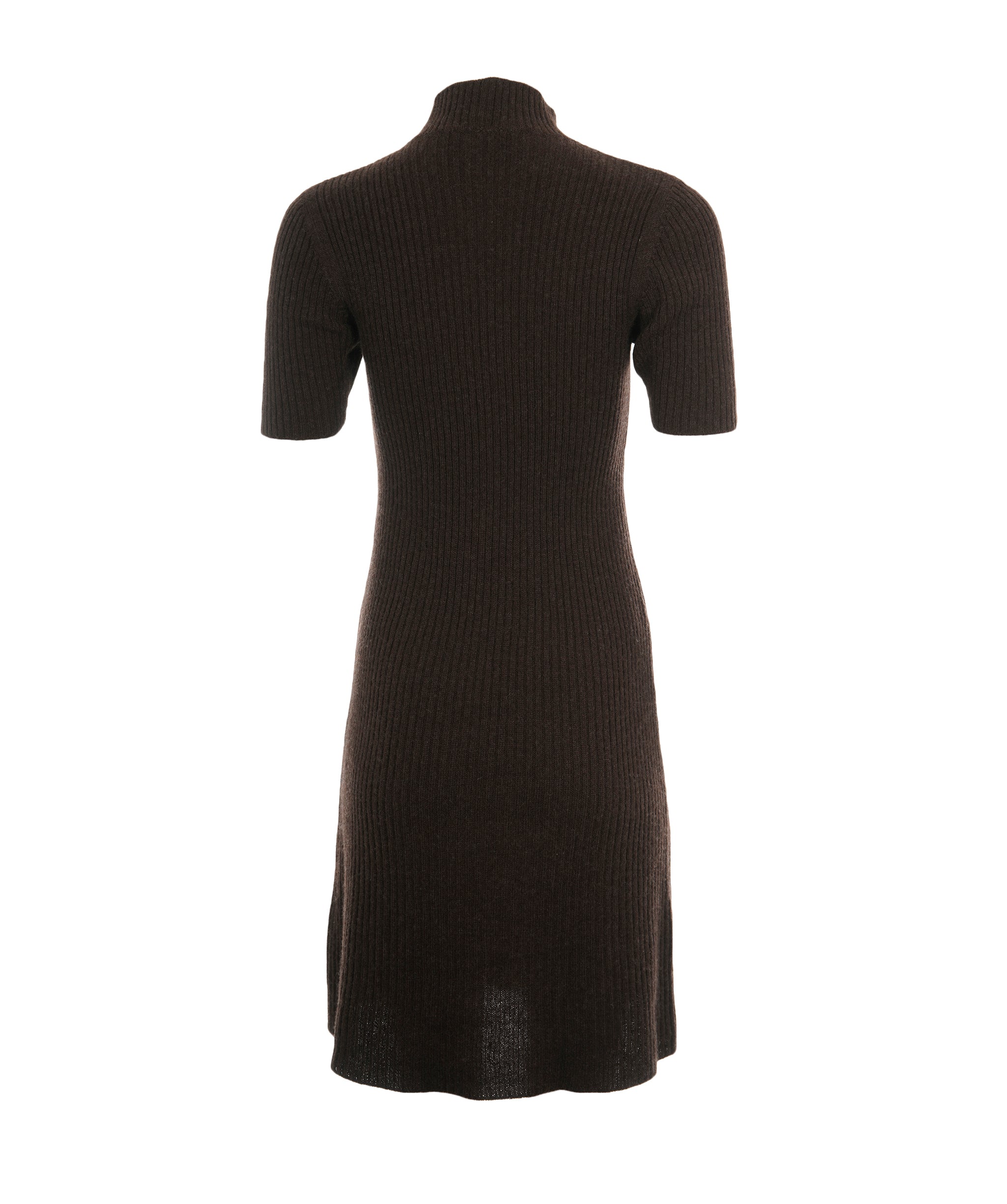 Chanel Brown Knit CC Dress ALC1688