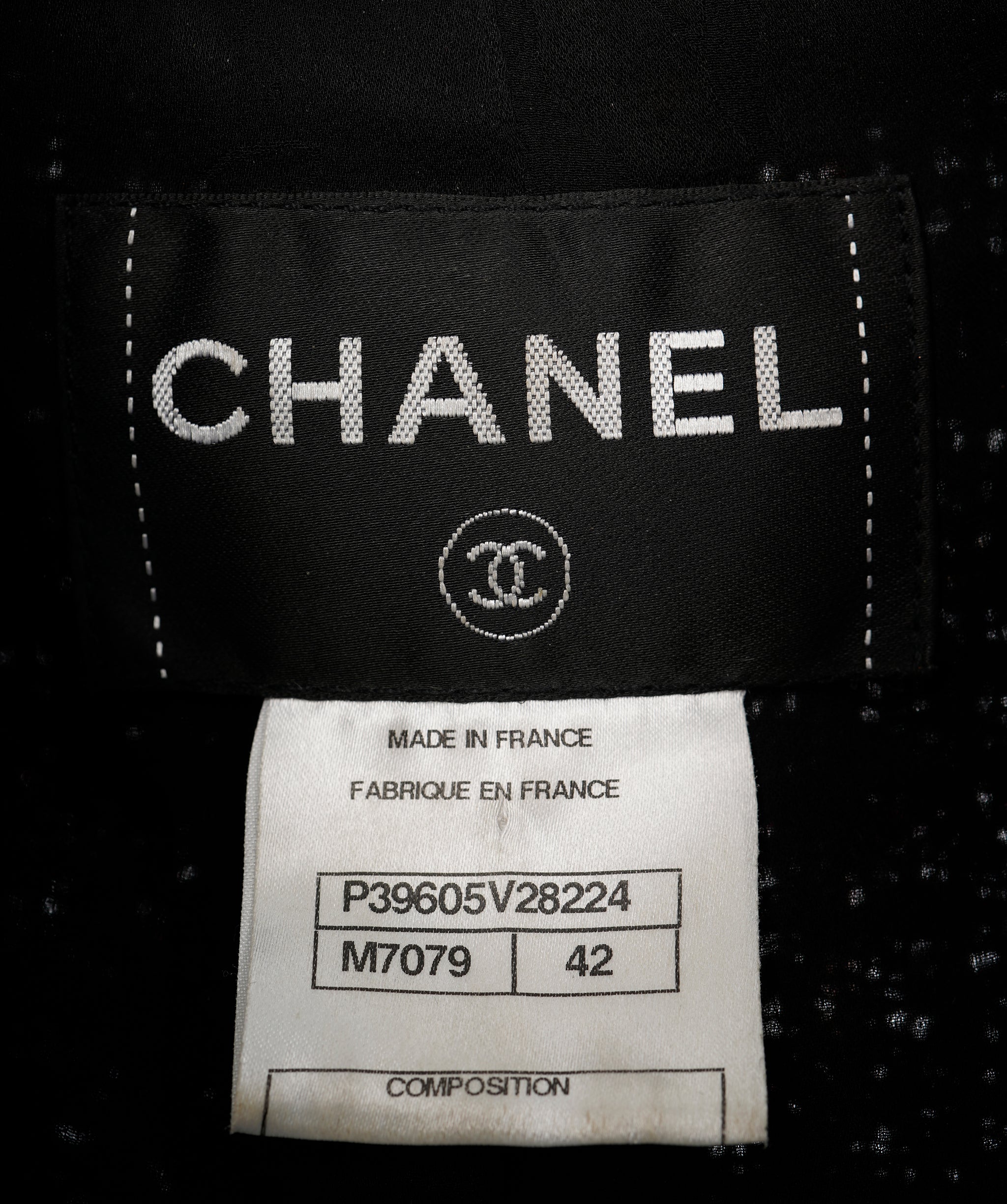 Chanel Black Tweed Blazer  ALC1744