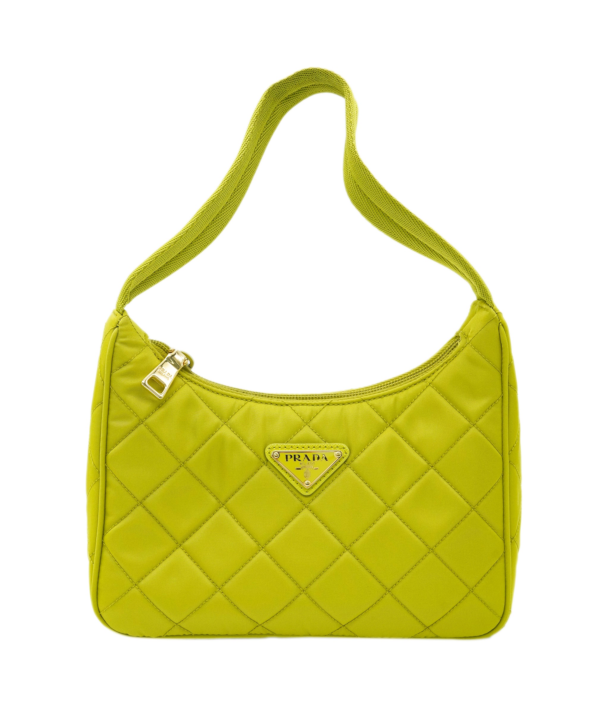 Prada Tessuto Handbag Lime DXBK0232