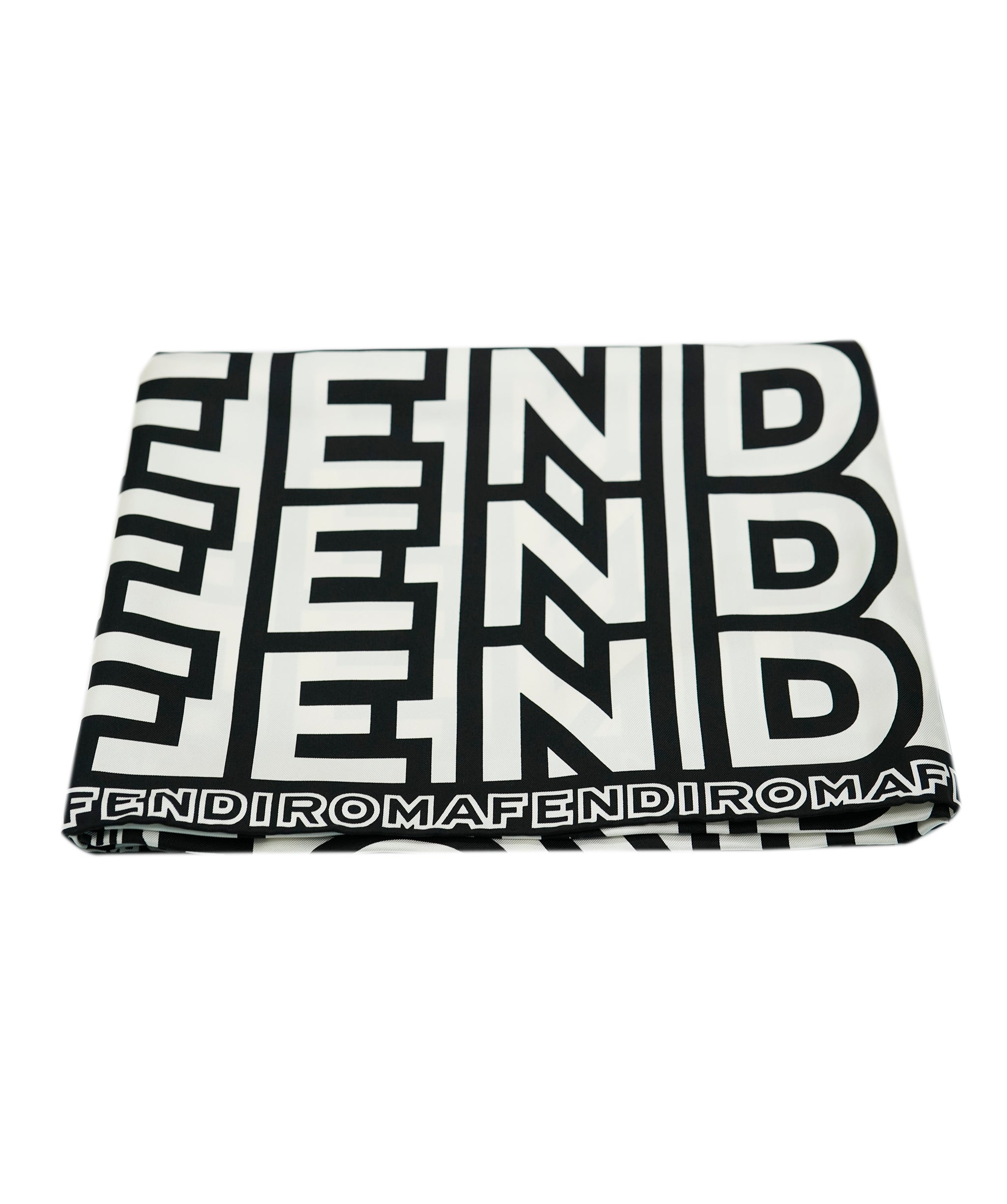 Fendi White and black FF 90cm x 90cm  ALL0779