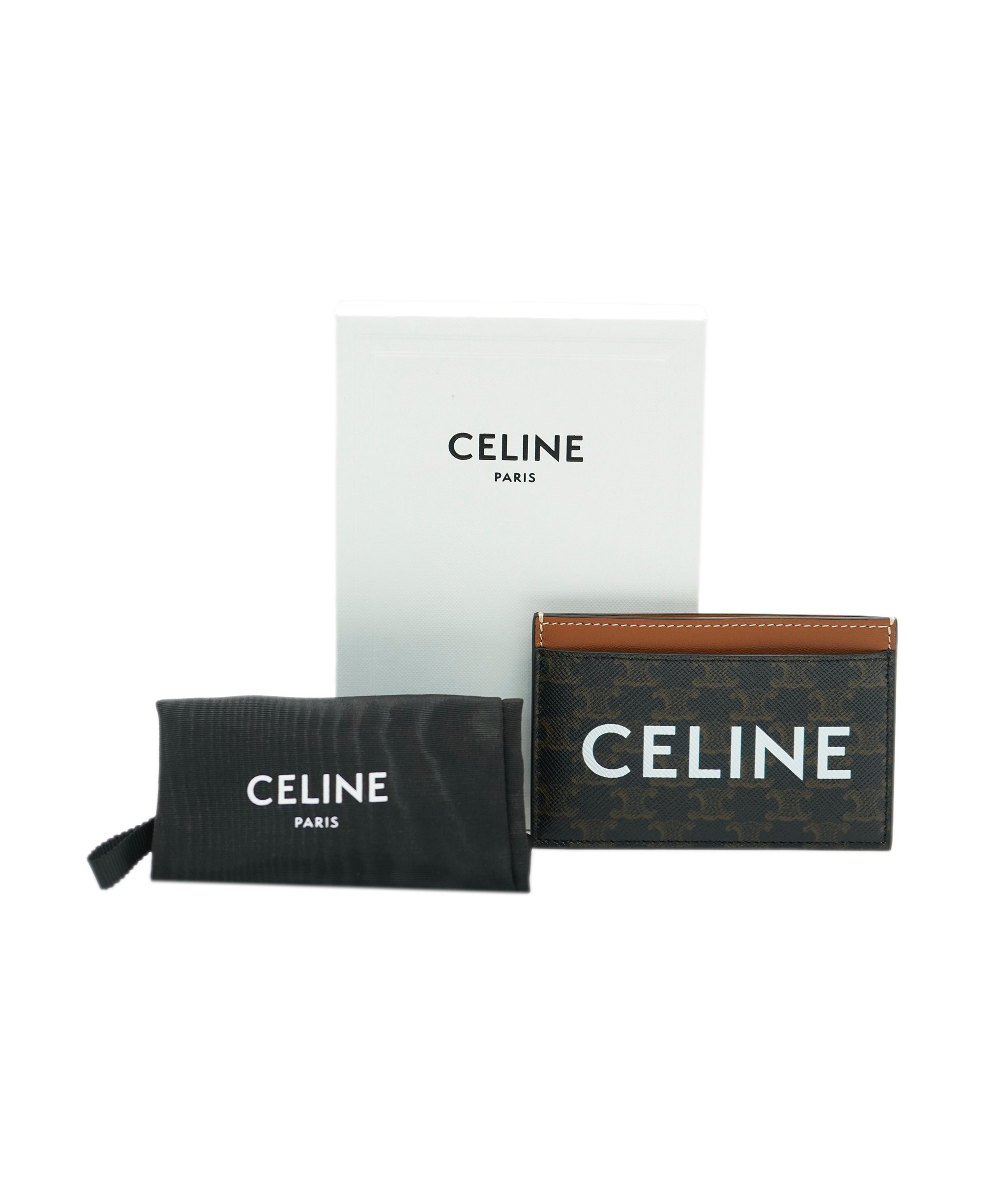 Celine Triomphe brown cardholder - UKL1460