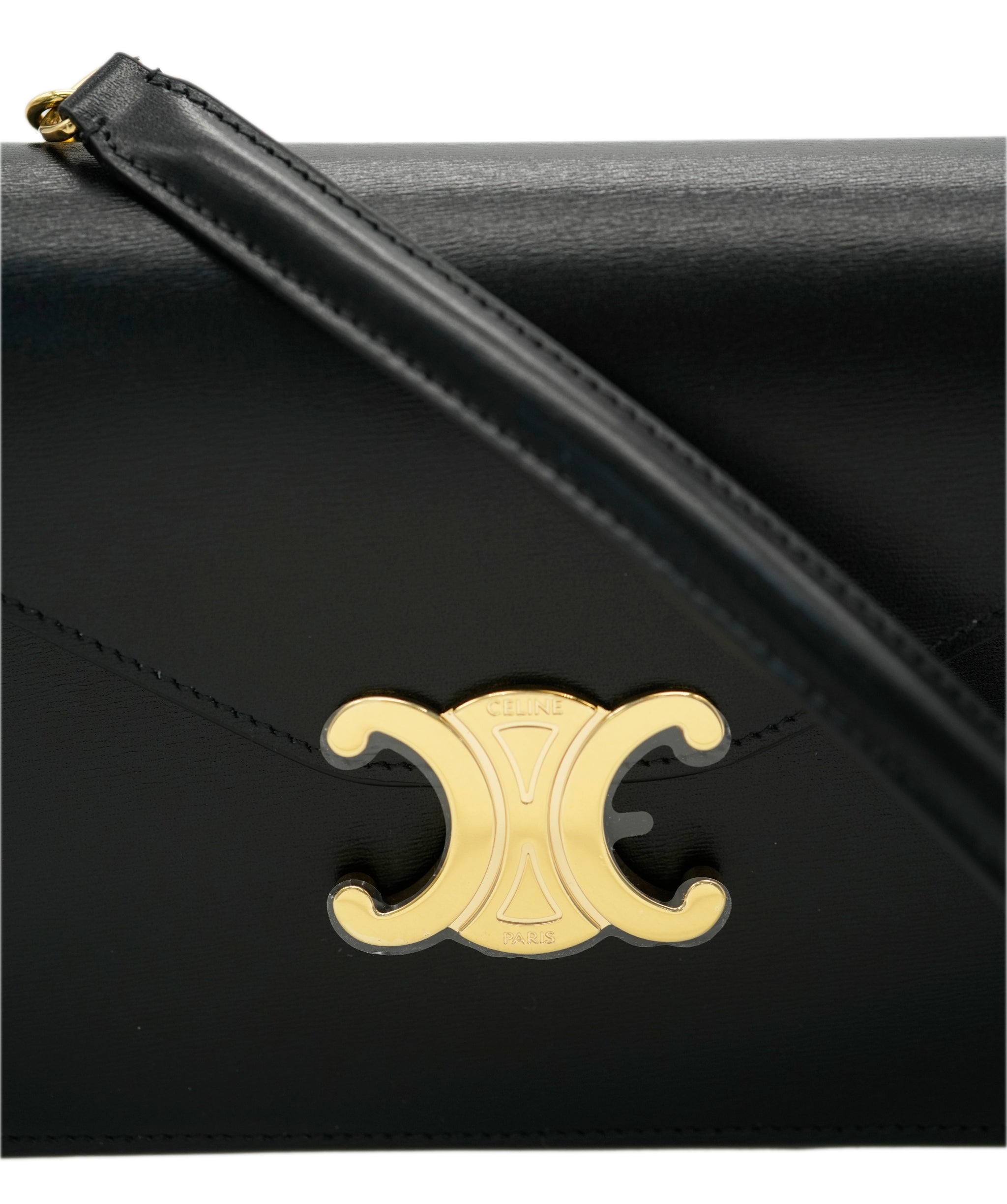 Celine Margo Wallet On Chain Black with GHW -