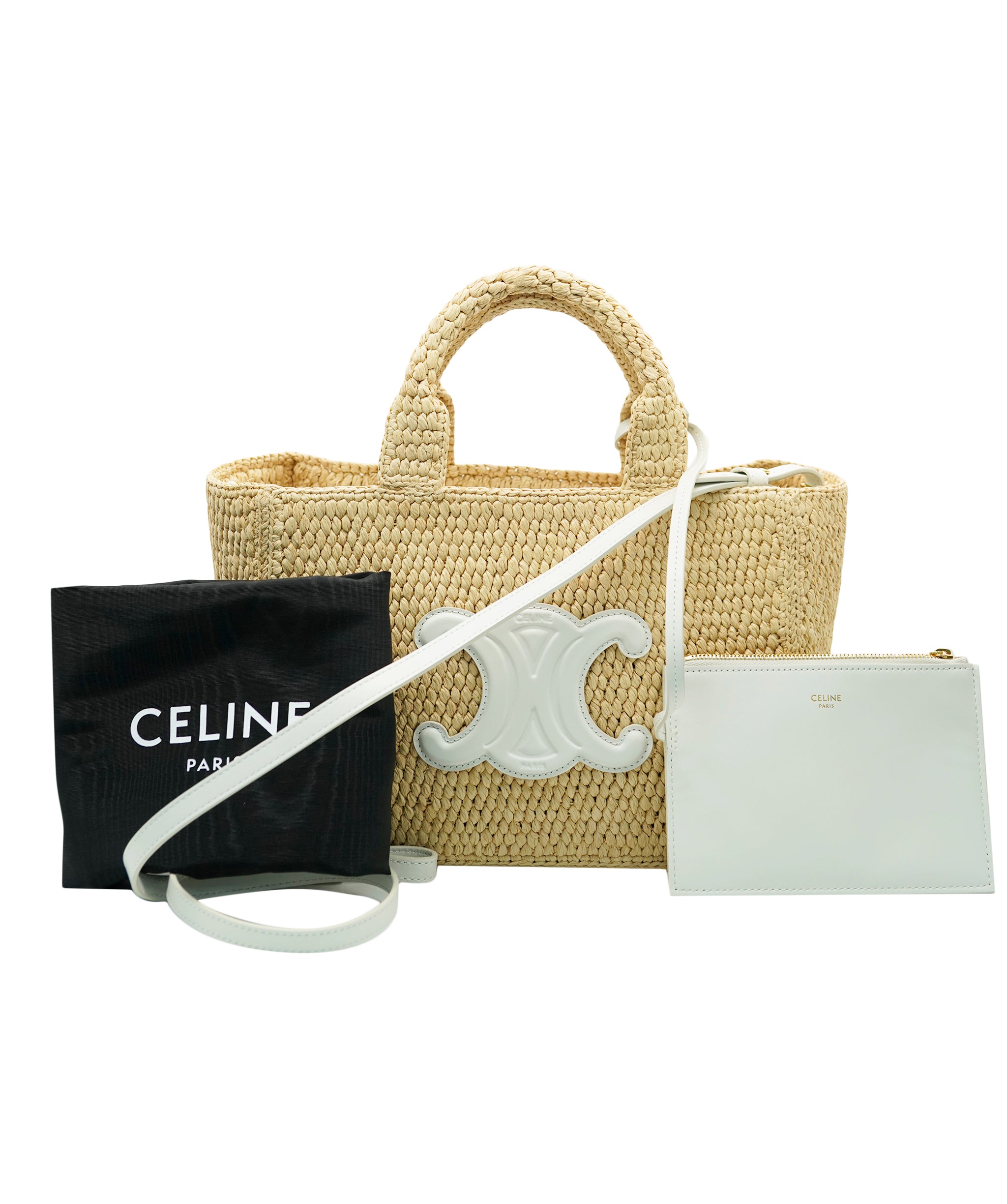 Celine Small Rafia Cabas Thais Tote Bag - UKL1455