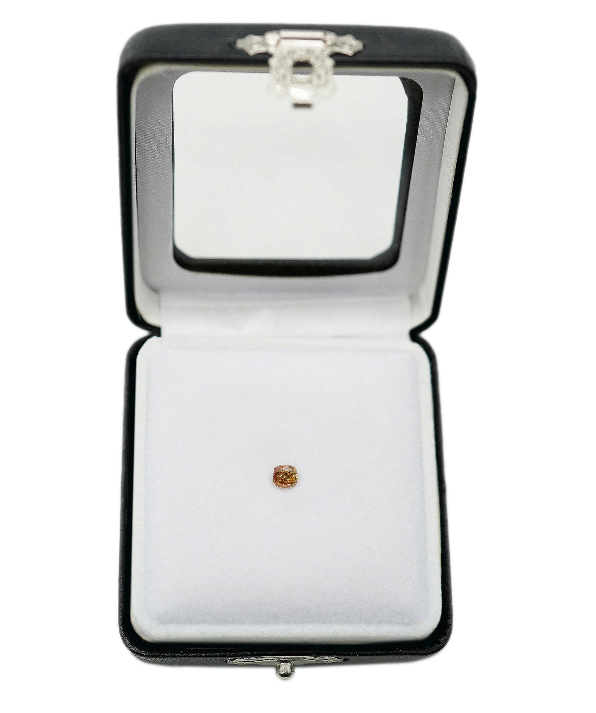 0.38ct ORANGE CUSHION Rough Cut Diamond