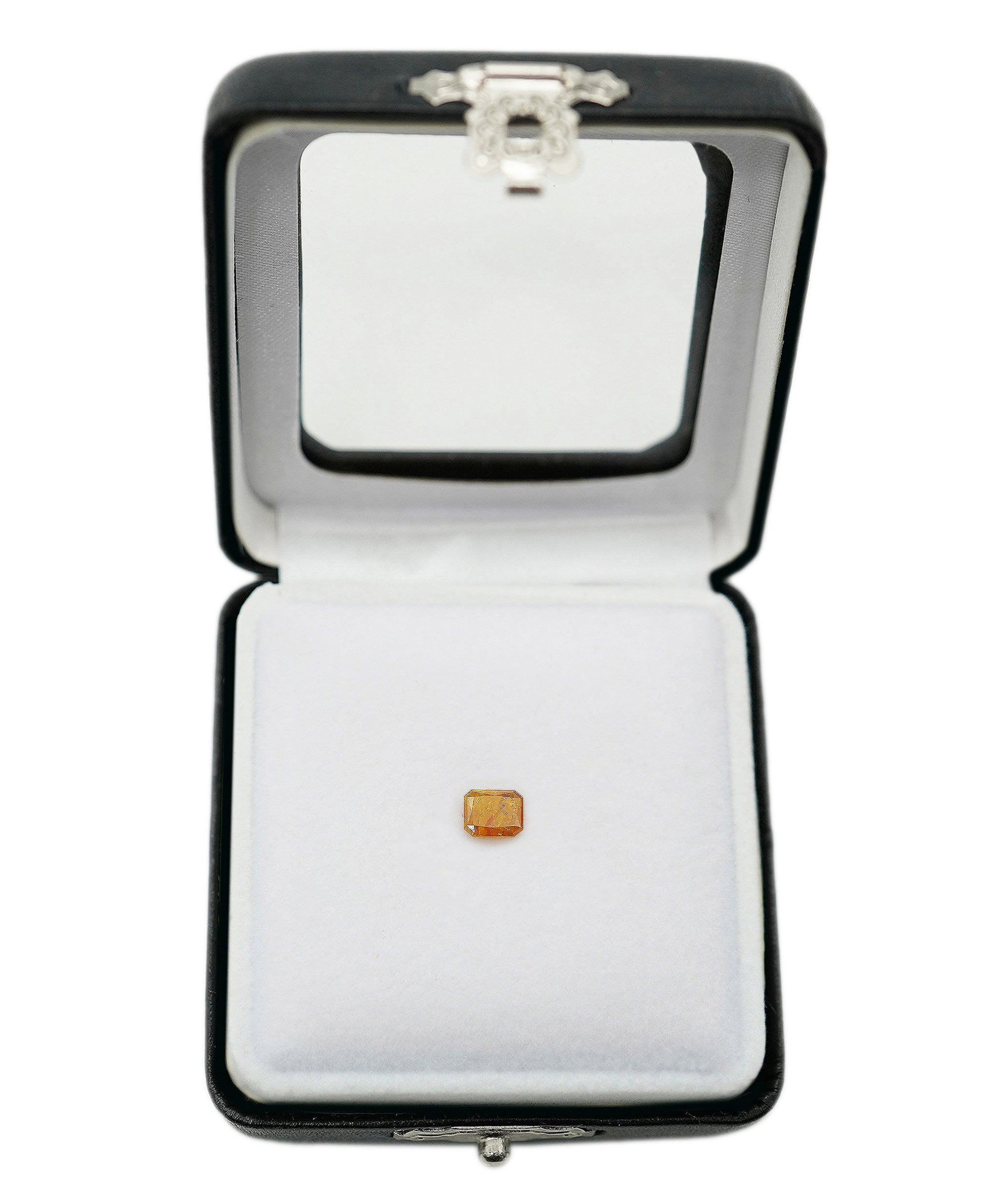 0.72ct ORANGE EMERALD Rough Cut Diamond