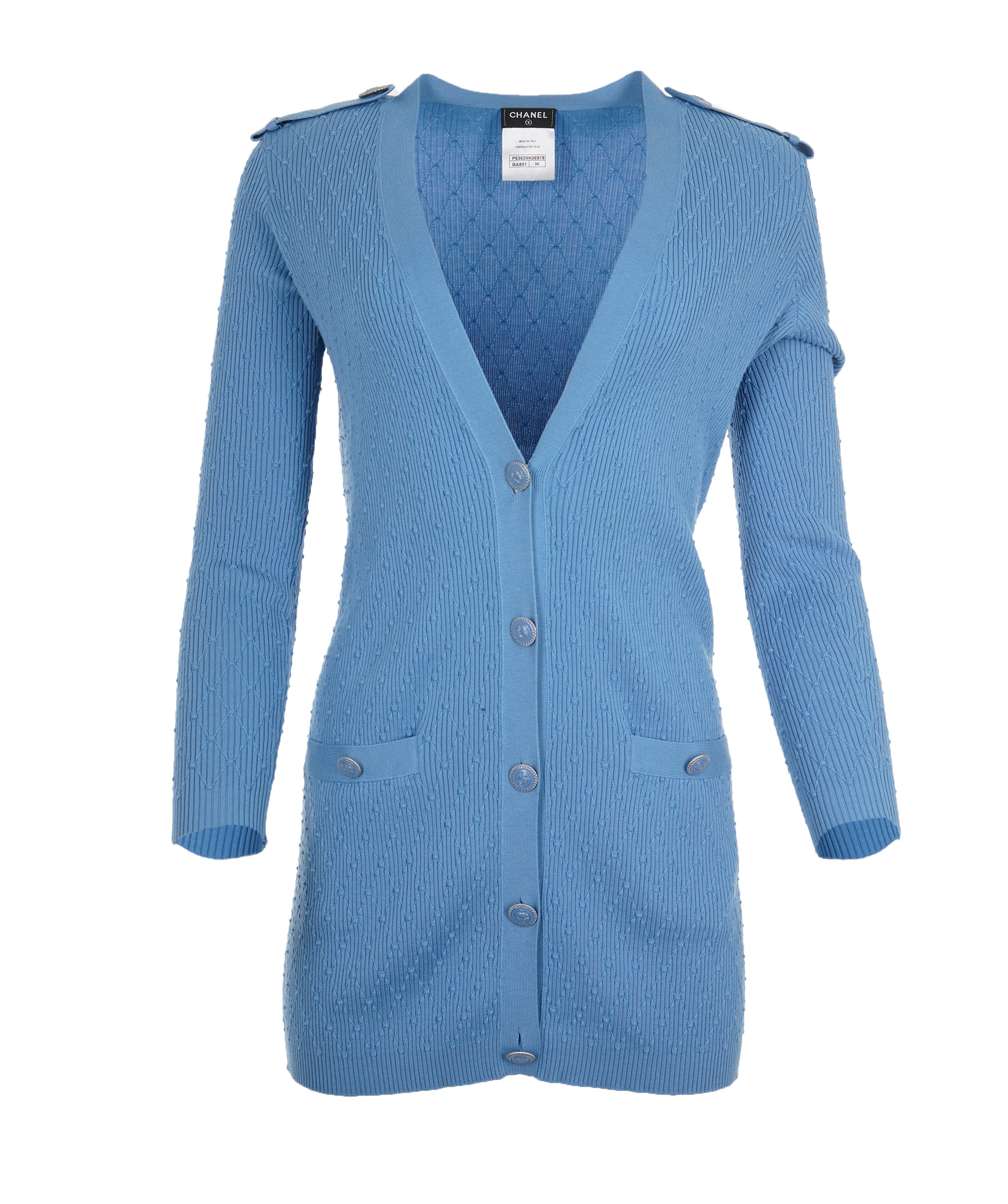 Chanel CC Blue Cardigan ALC1570