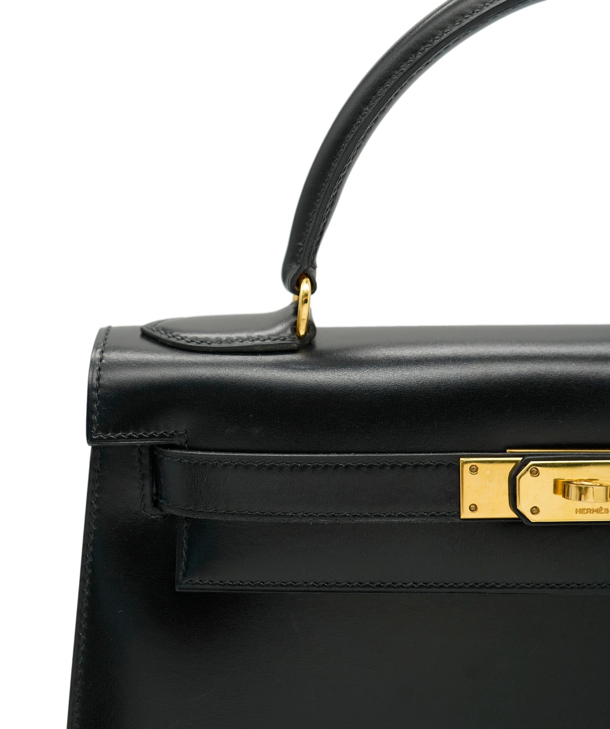 Hermès Hermes Kelly 28 box calf leather black I stamp RJL1938