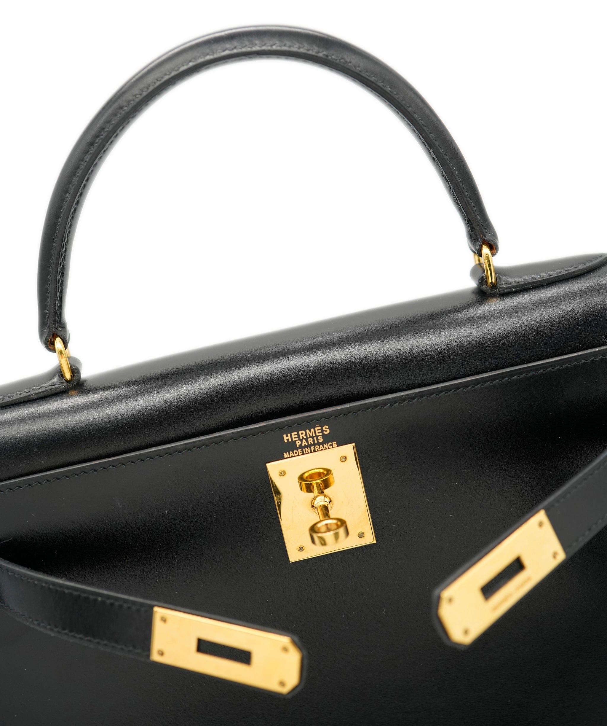 Hermès Hermes Kelly 28 box calf leather black I stamp RJL1938