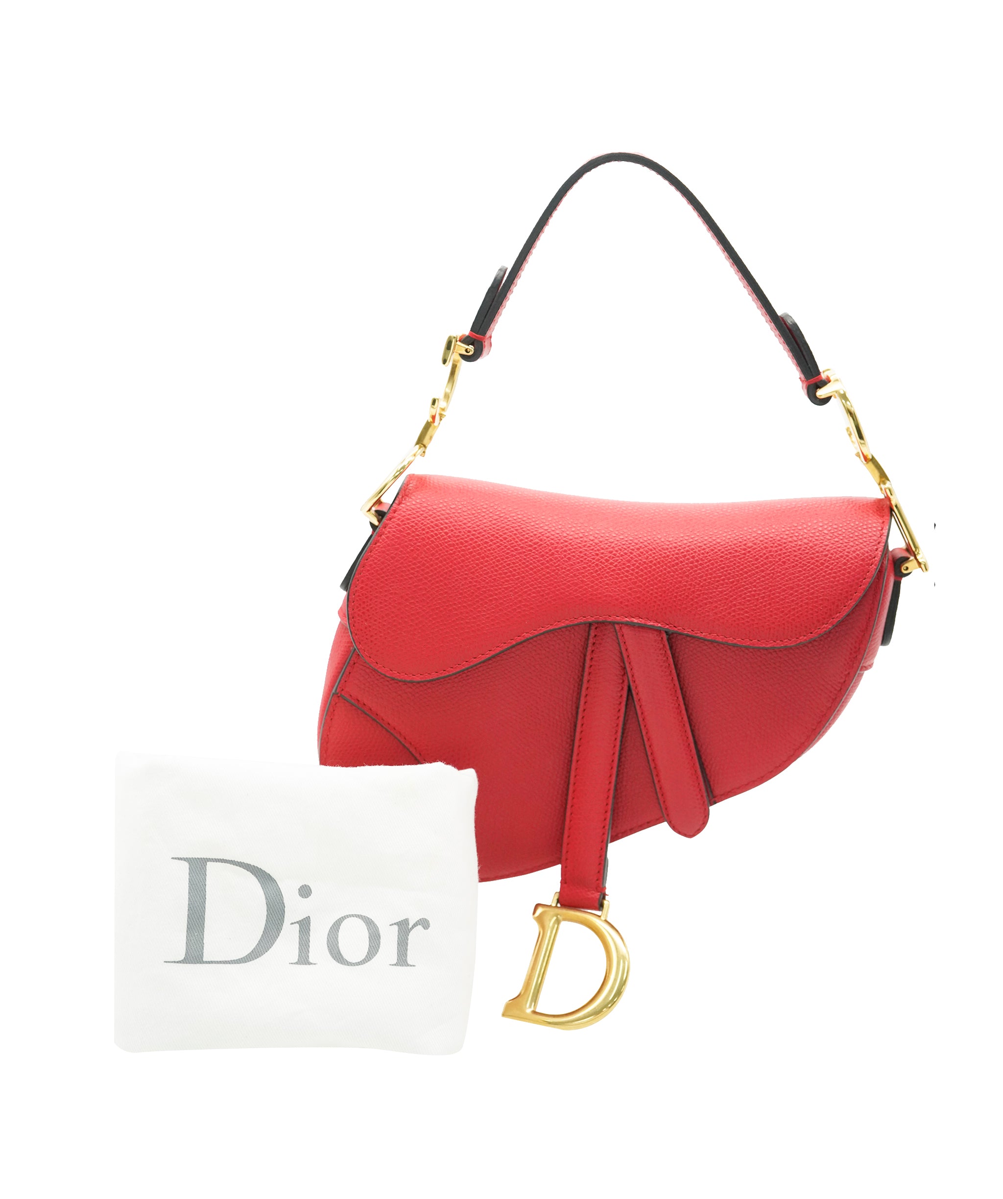 Christian Dior Mini Red Saddle  ALL0750