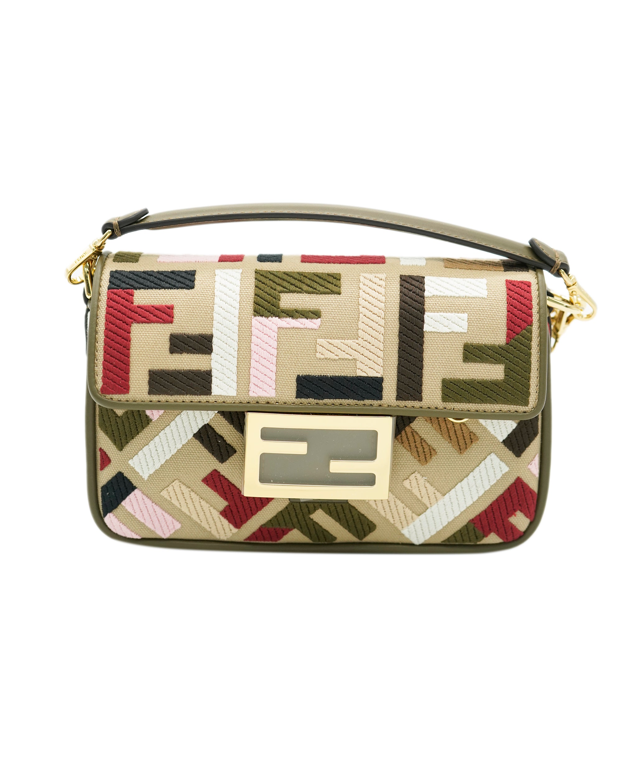 Fendi multicolour FF mini baguette - AJC0774