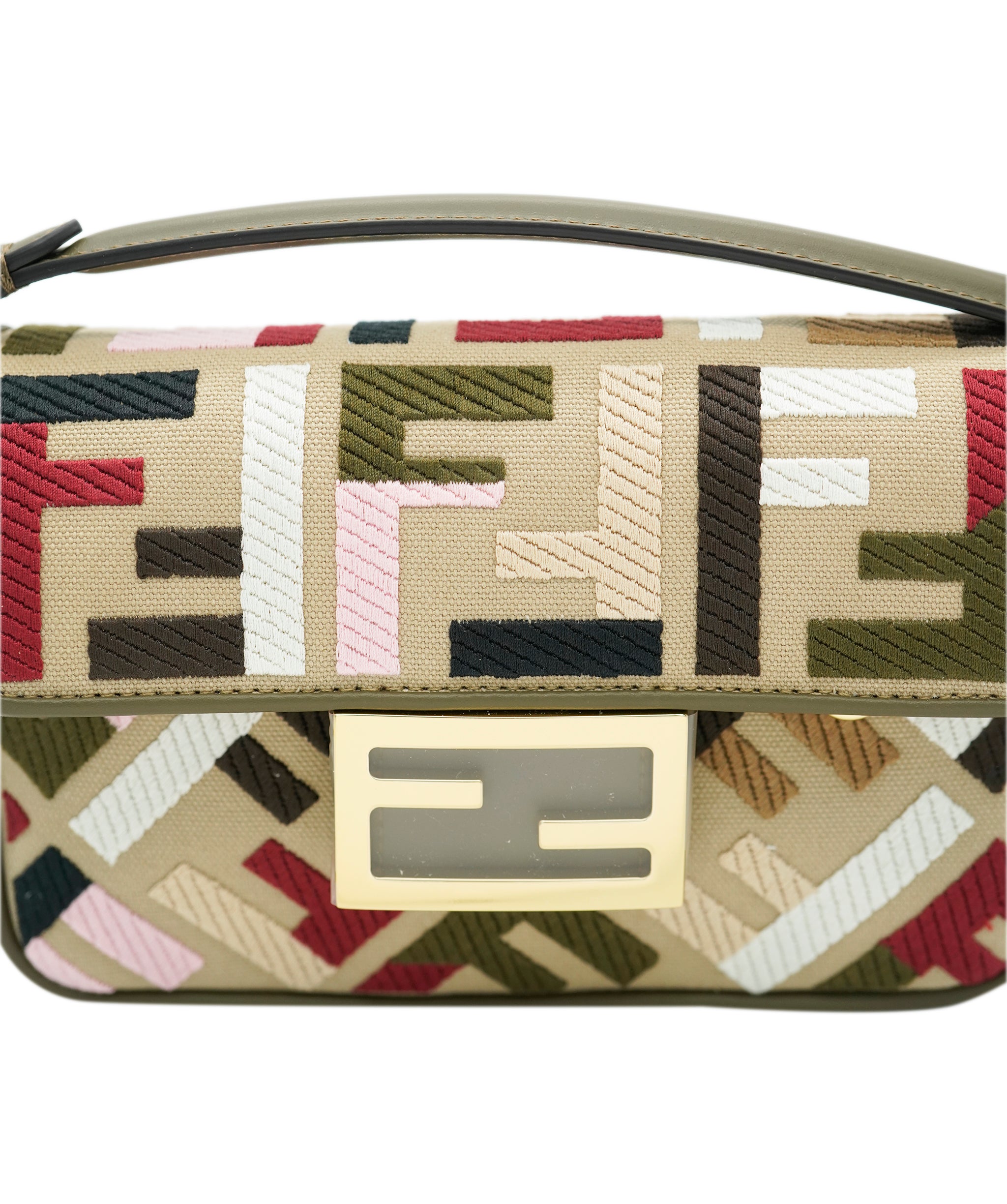 Fendi multicolour FF mini baguette - AJC0774