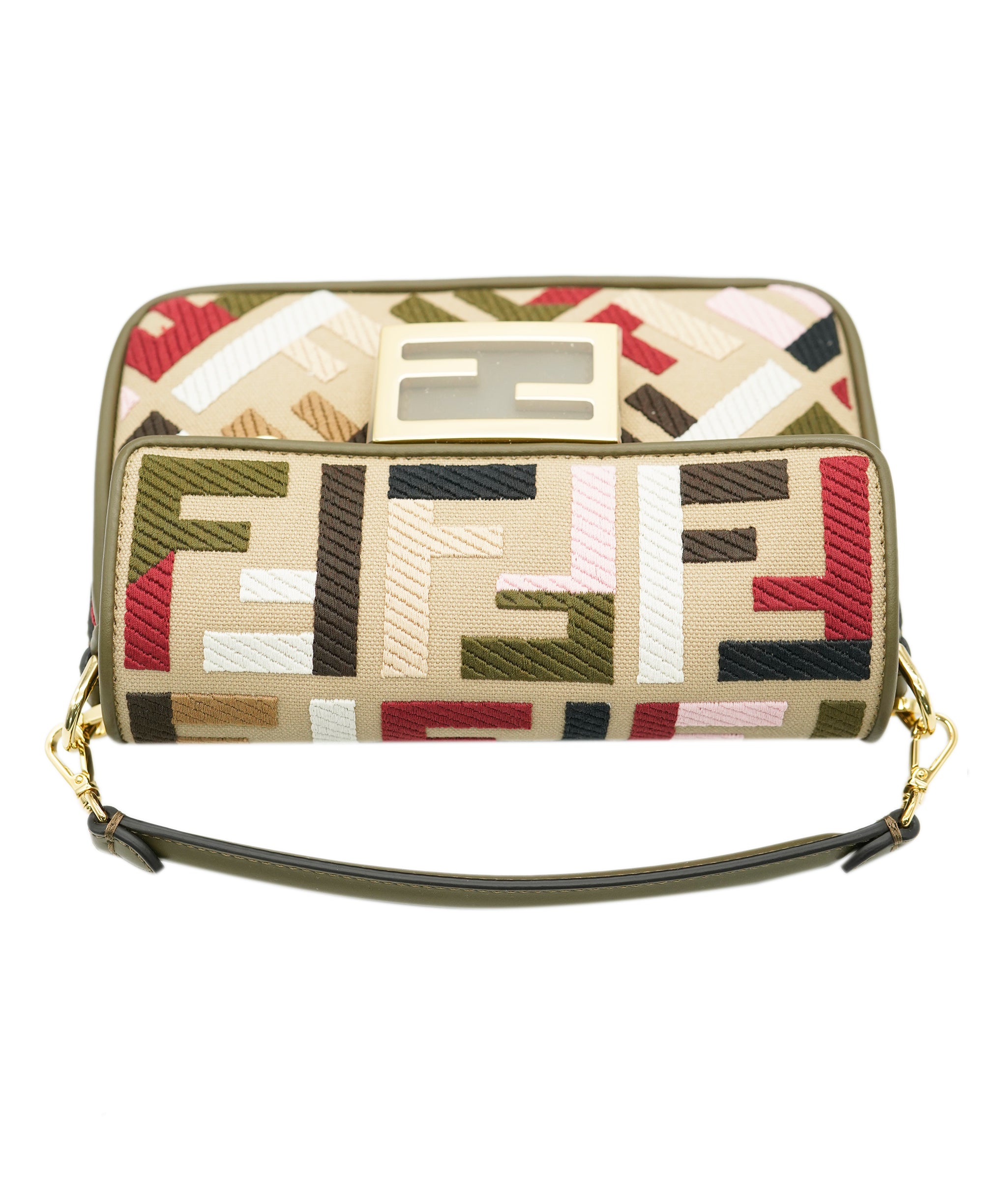 Fendi multicolour FF mini baguette - AJC0774