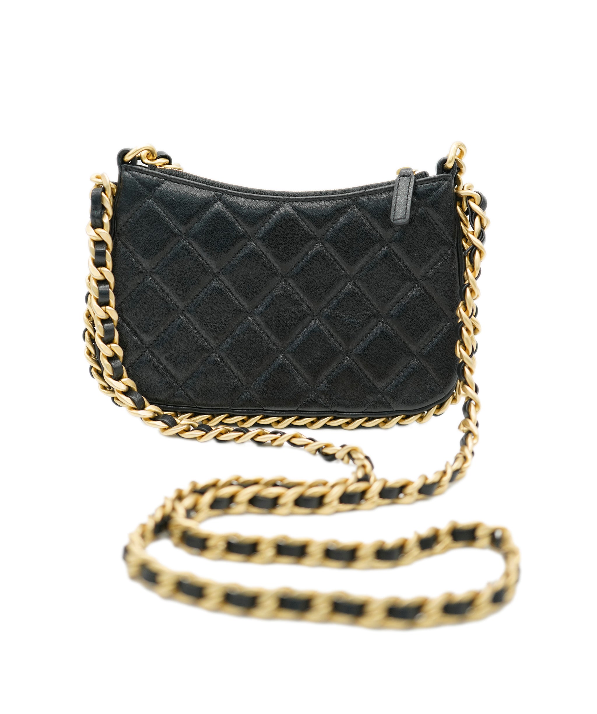 Chanel Black Mini Crossbody Chain Bag - REC1729