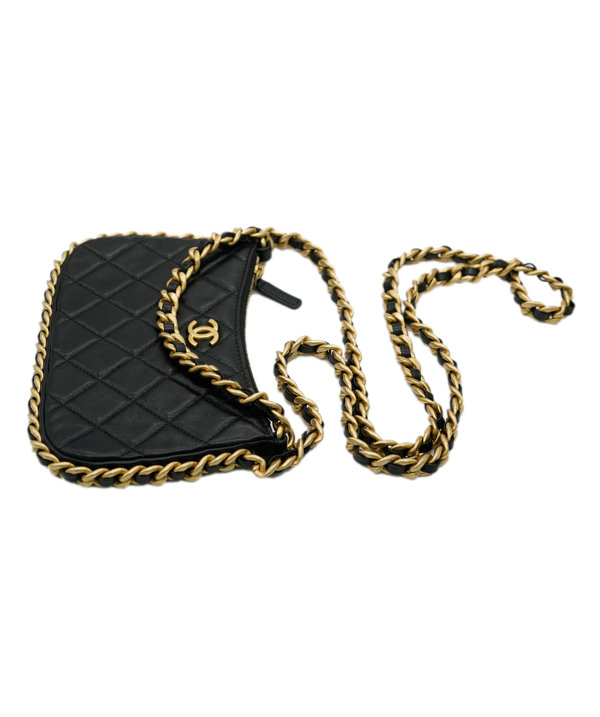 Chanel Black Mini Crossbody Chain Bag - REC1729