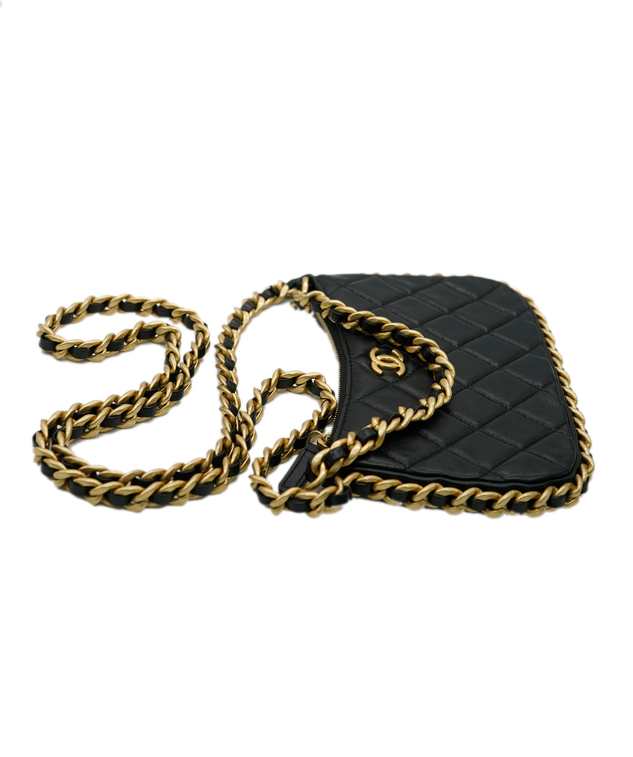 Chanel Black Mini Crossbody Chain Bag - REC1729