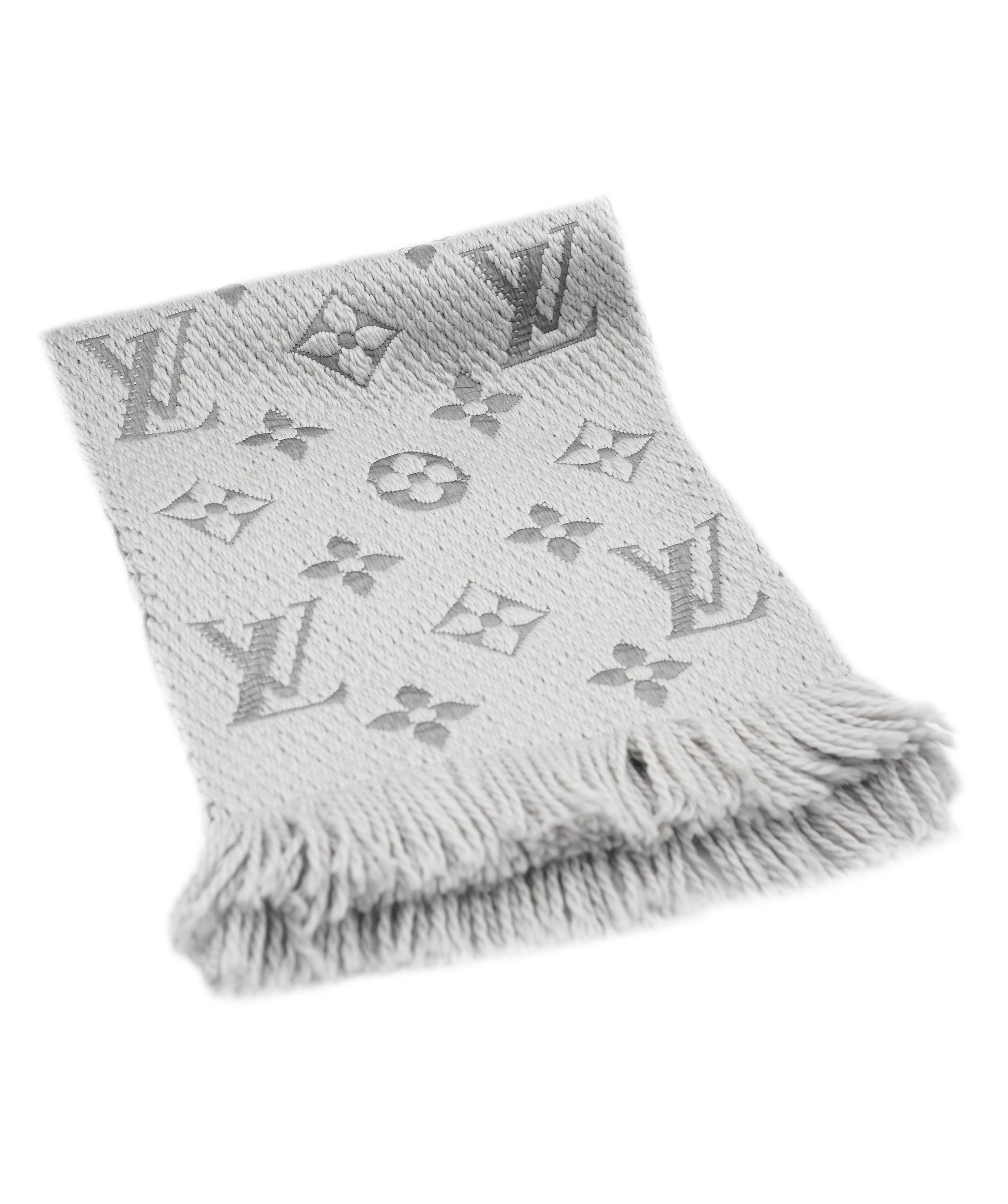 Louis Vuitton Grey Monogram Scarf  AGC1726