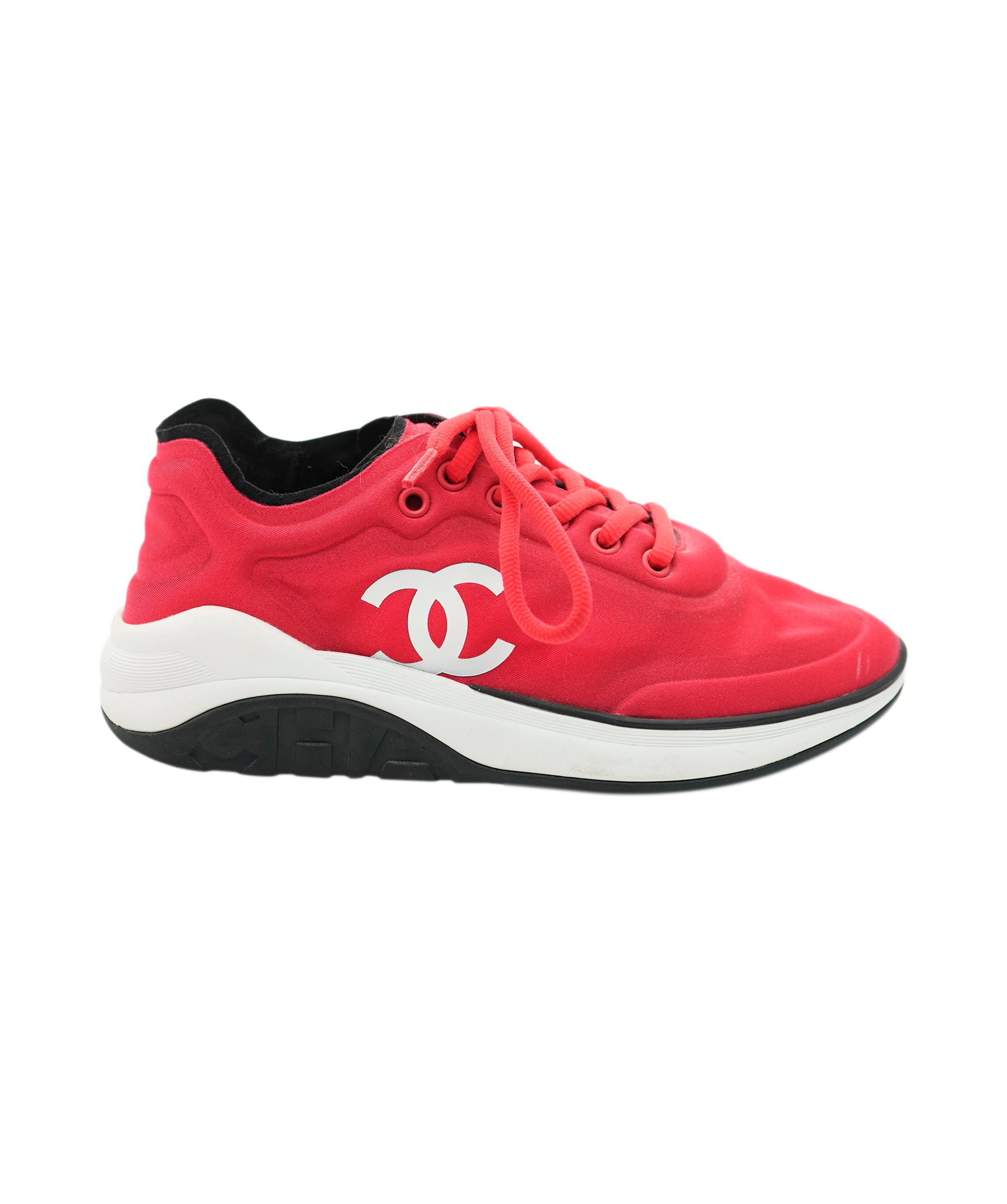 Chanel Red CC Sneakers Size  AGC1723