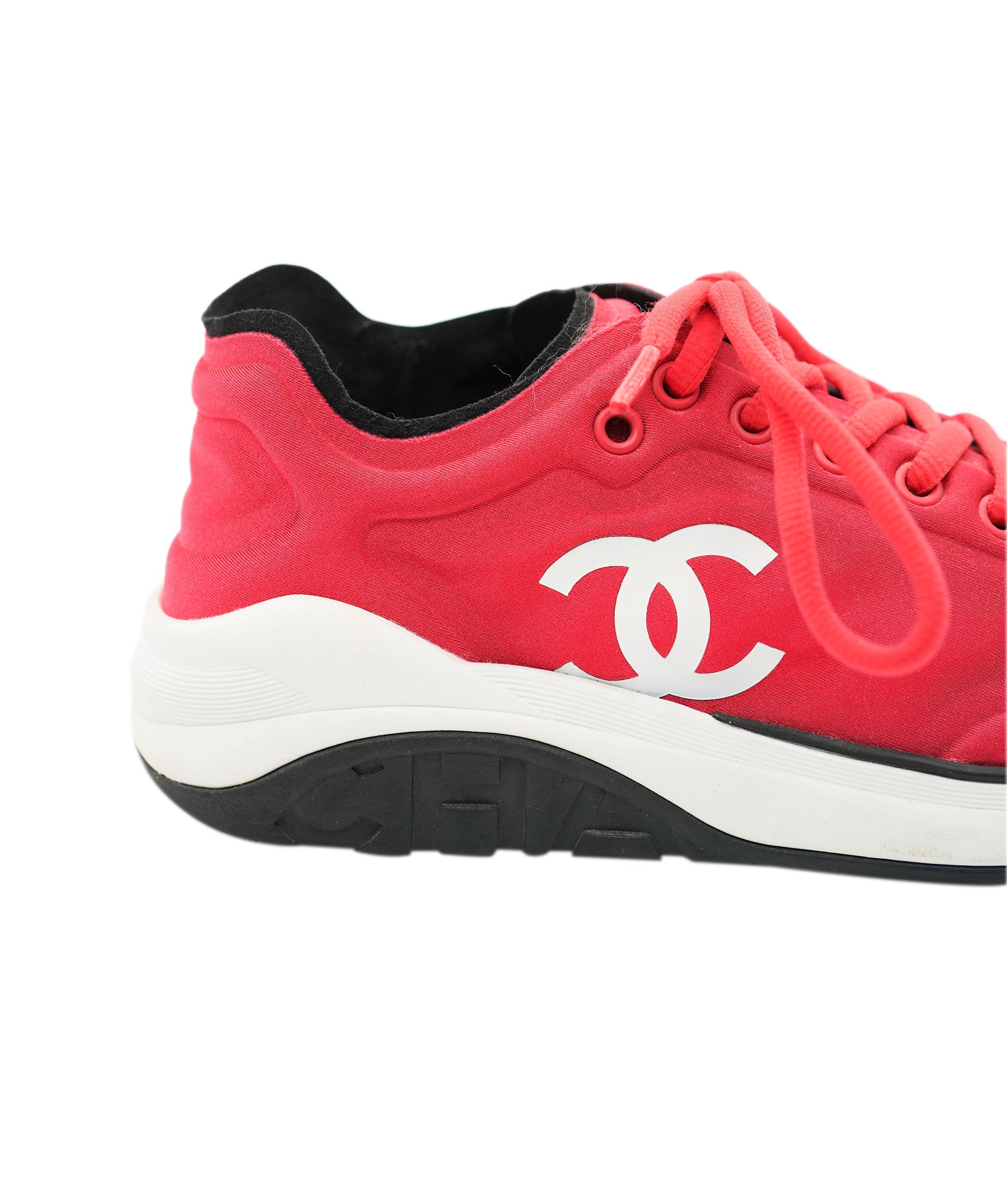 Chanel Red CC Sneakers Size  AGC1723