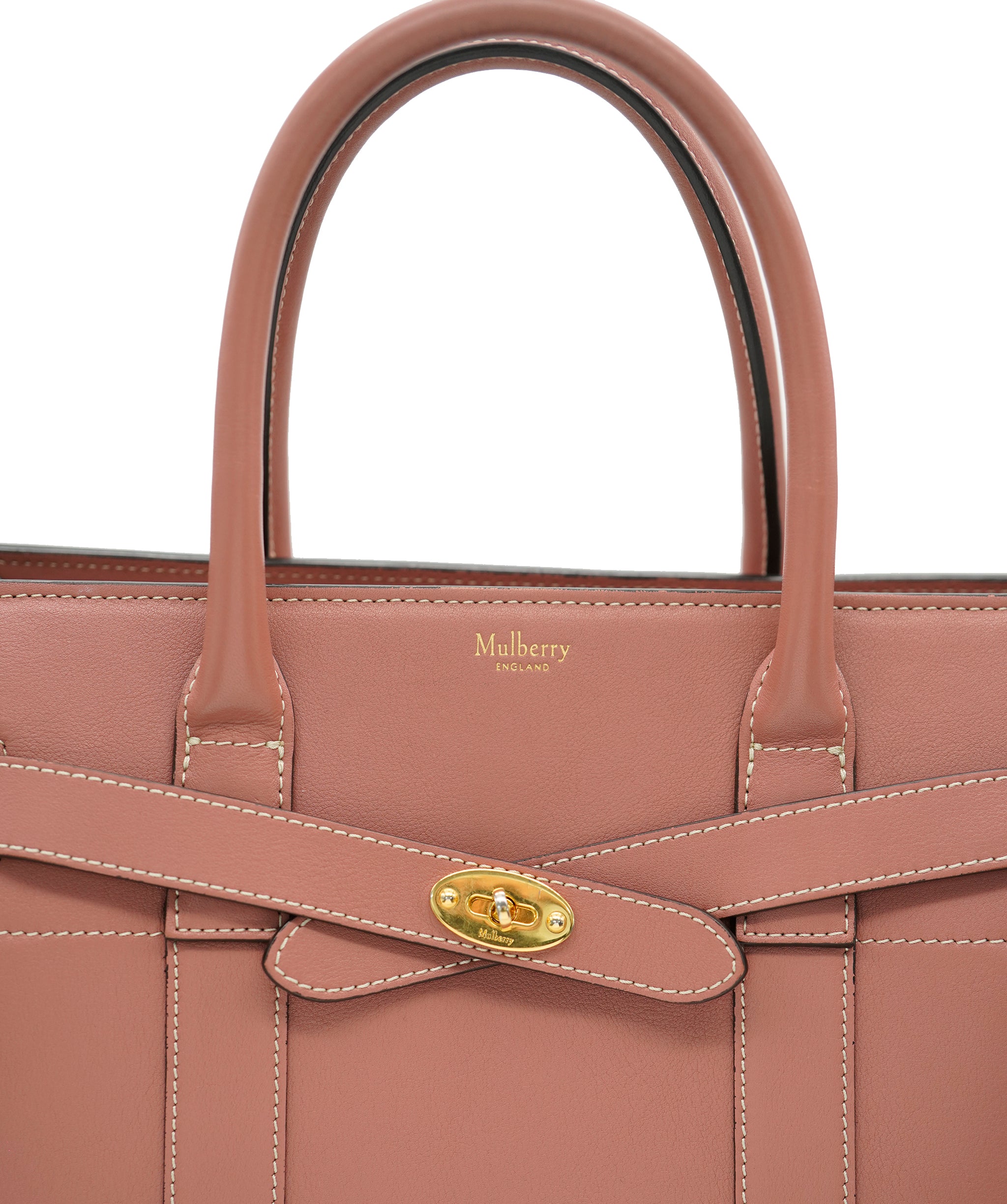 Mulberry dusty rose pink tote - AJC0779