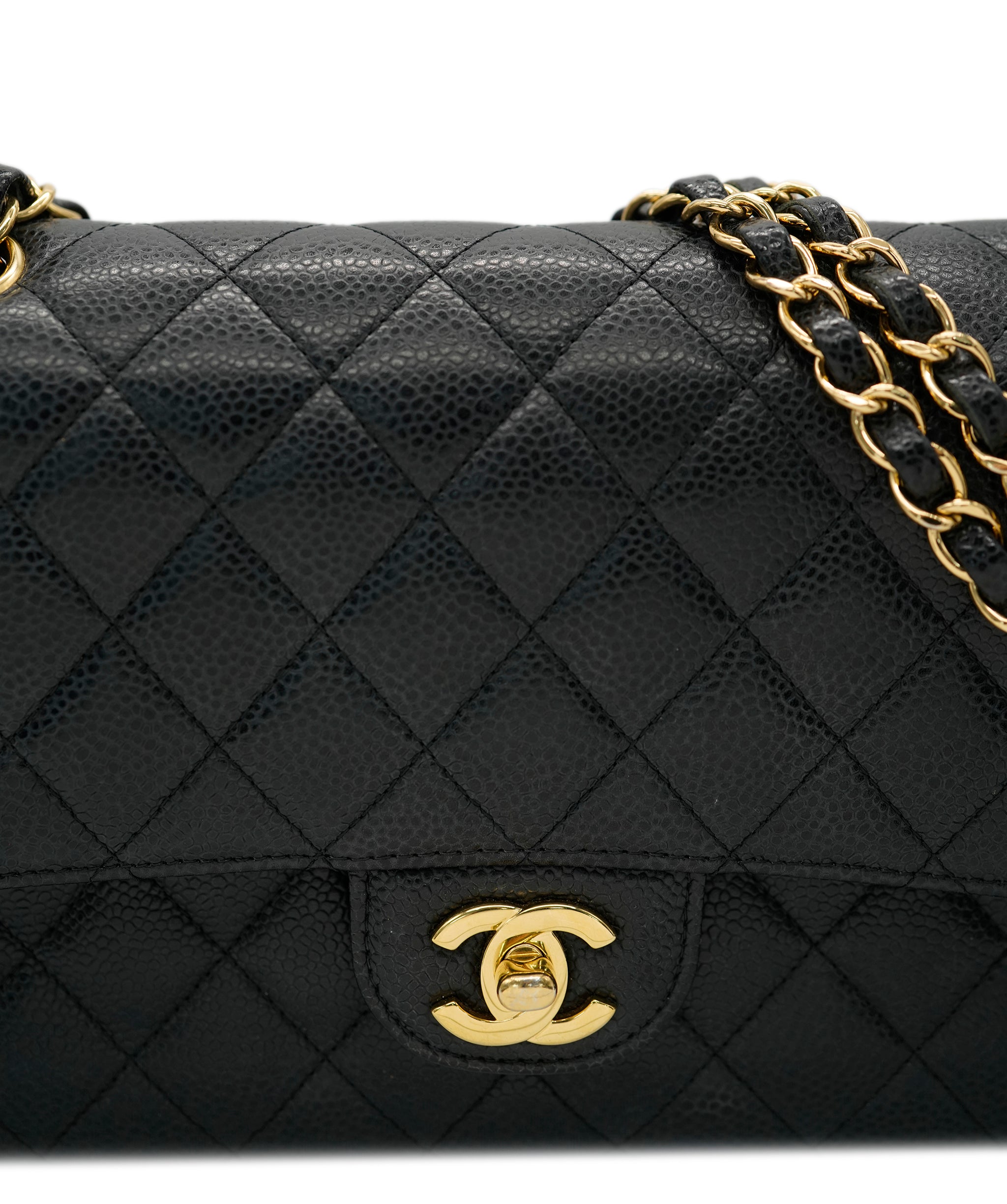 Chanel Classic Flap Medium Caviar with GHW  ALL0721