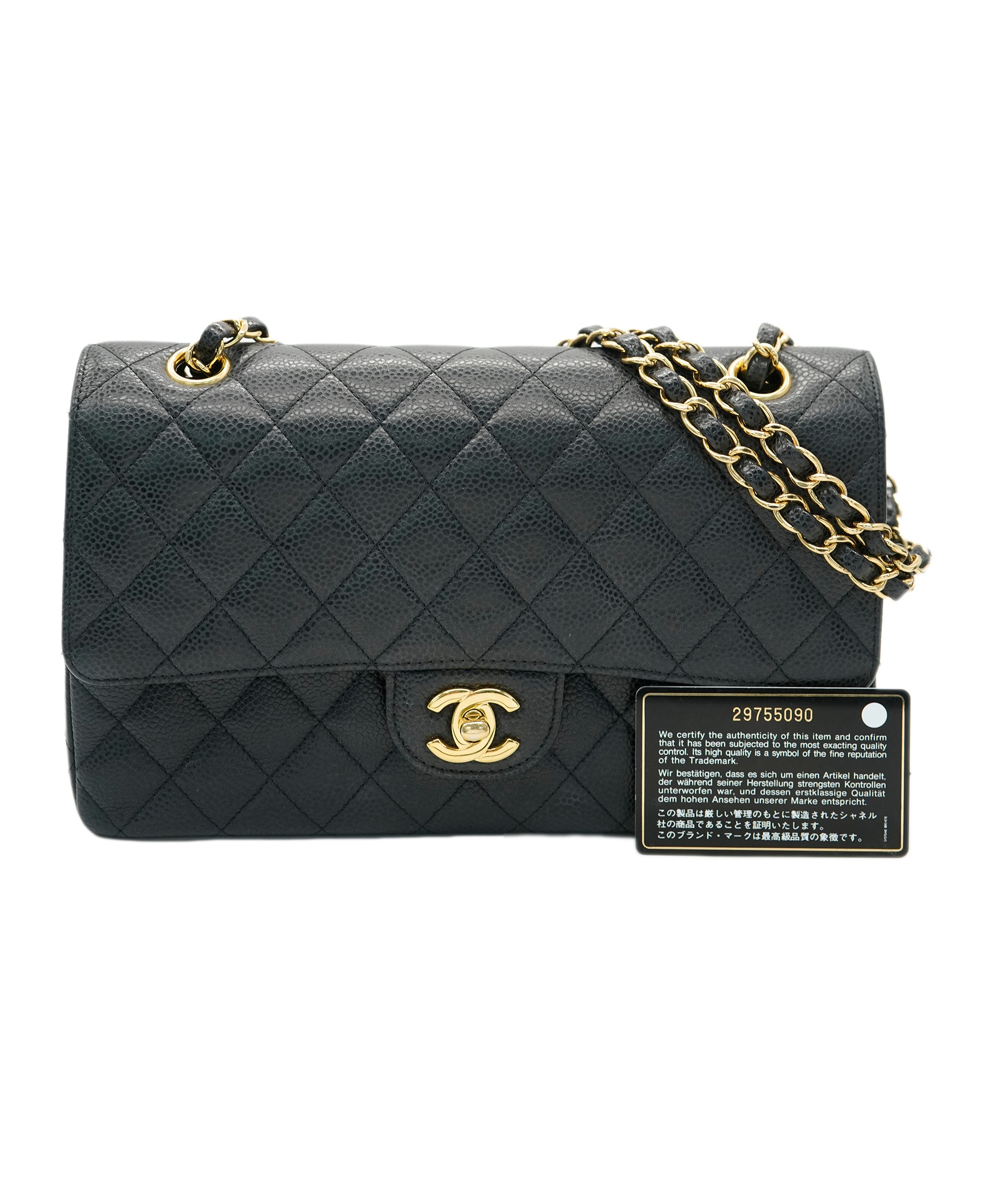 Chanel Classic Flap Medium Caviar with GHW  ALL0721